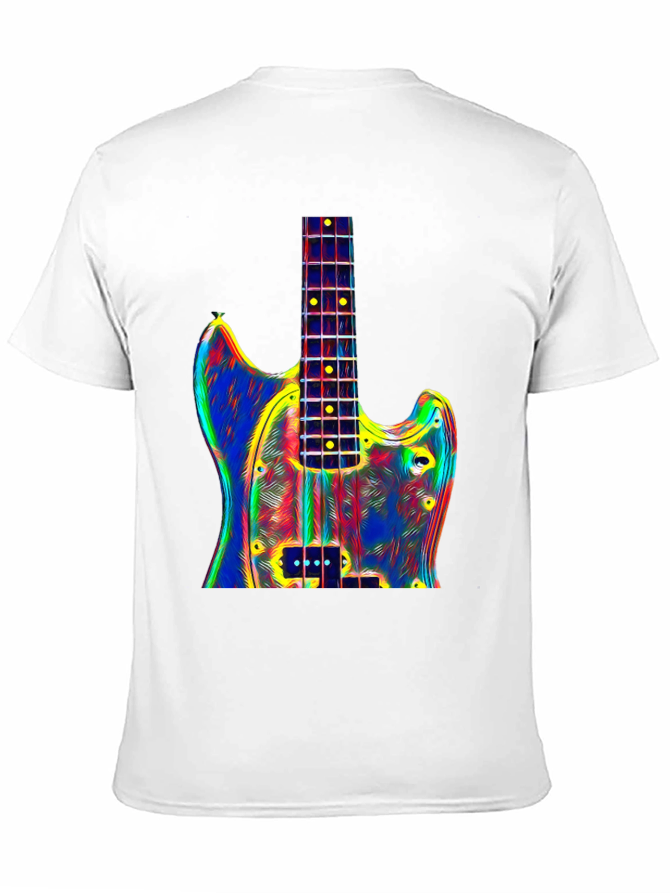 Abstract Guitar Graphic Tee - Unisex