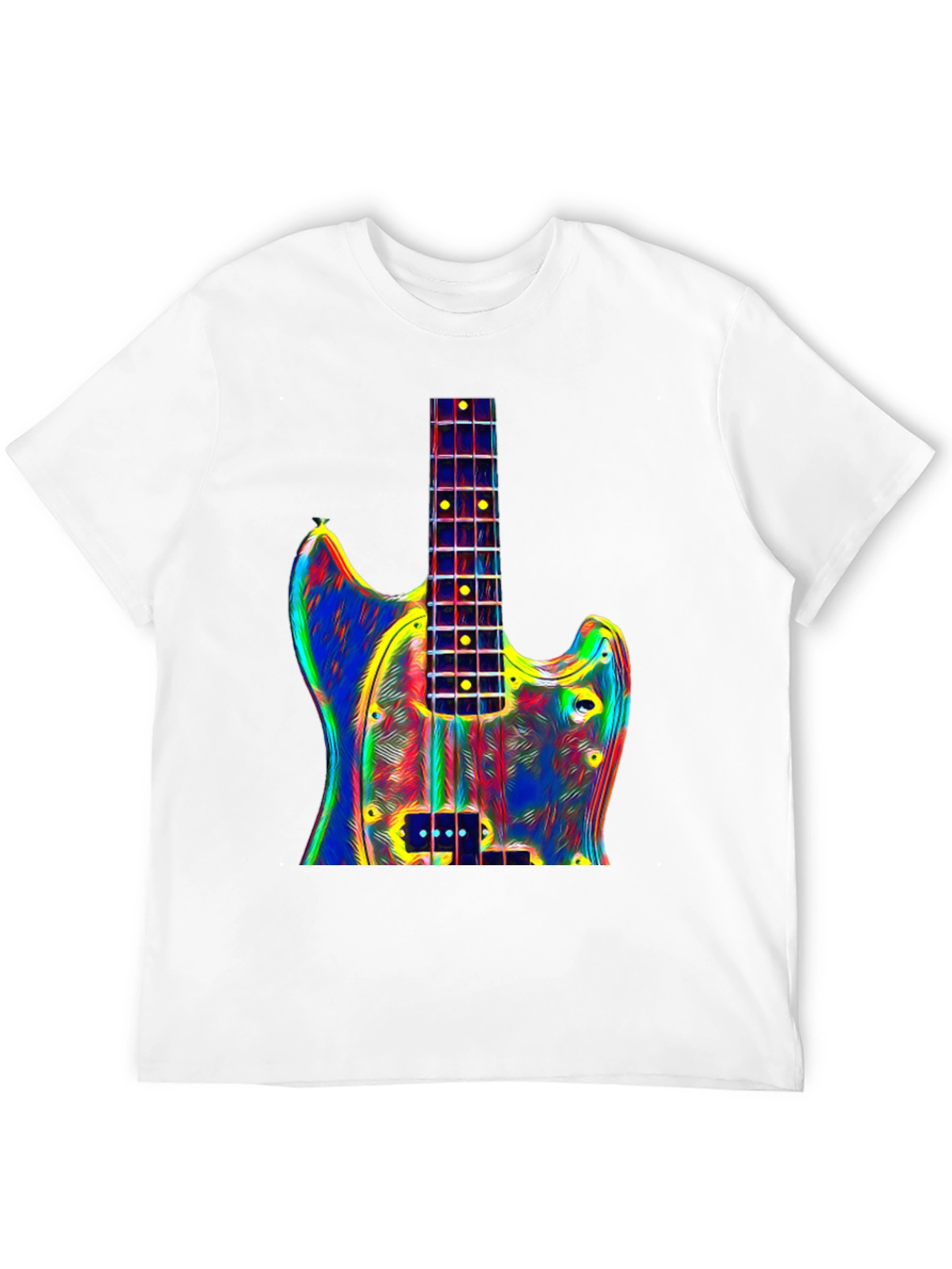 Abstract Guitar Graphic Tee - Unisex