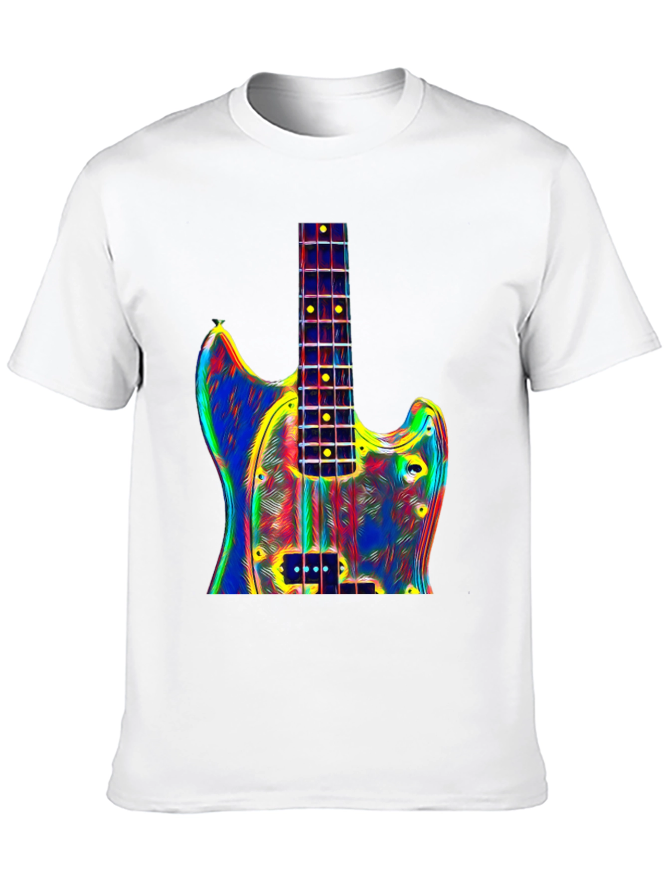 Abstract Guitar Graphic Tee - Unisex