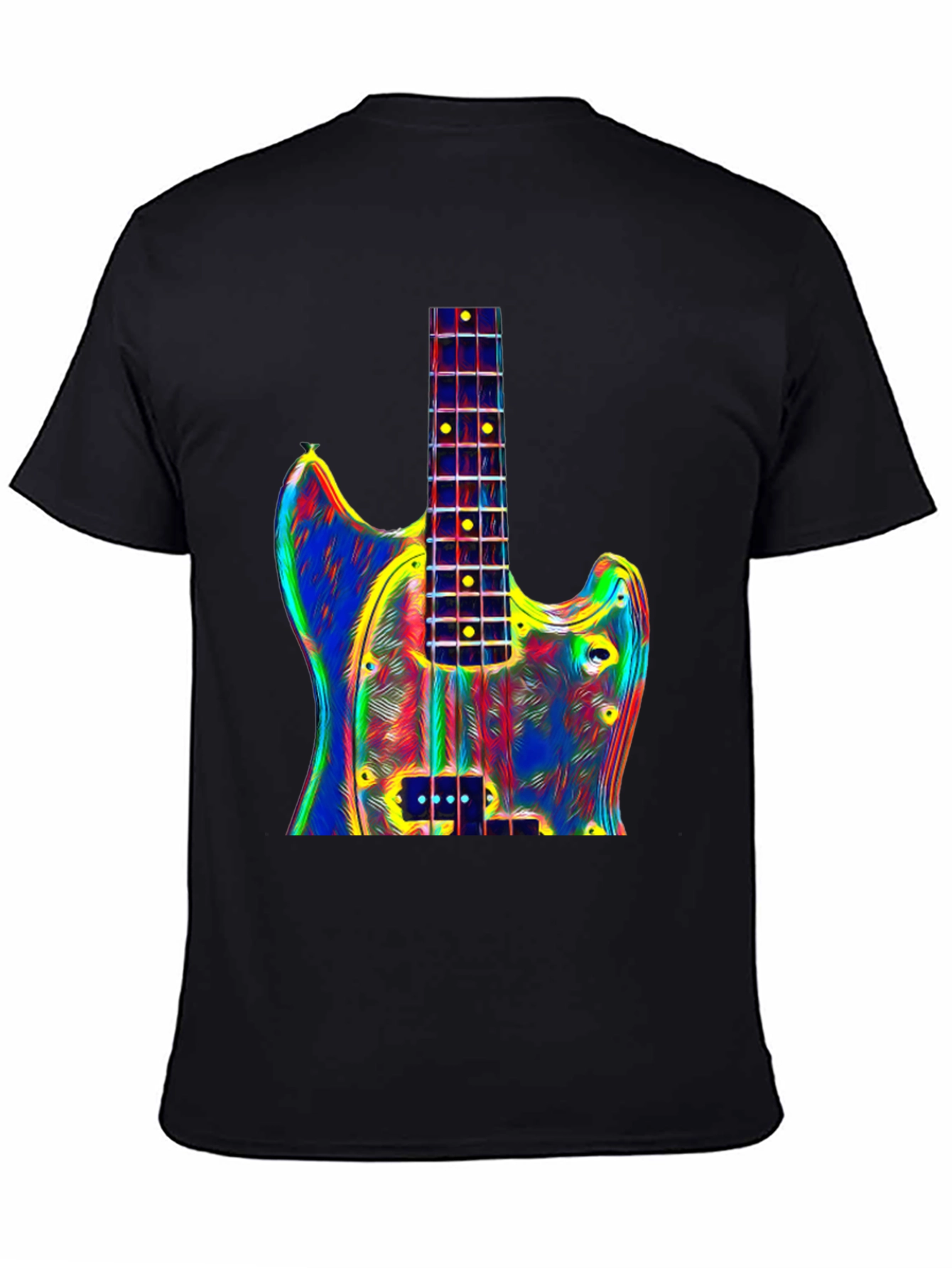 Abstract Guitar Graphic Tee - Unisex