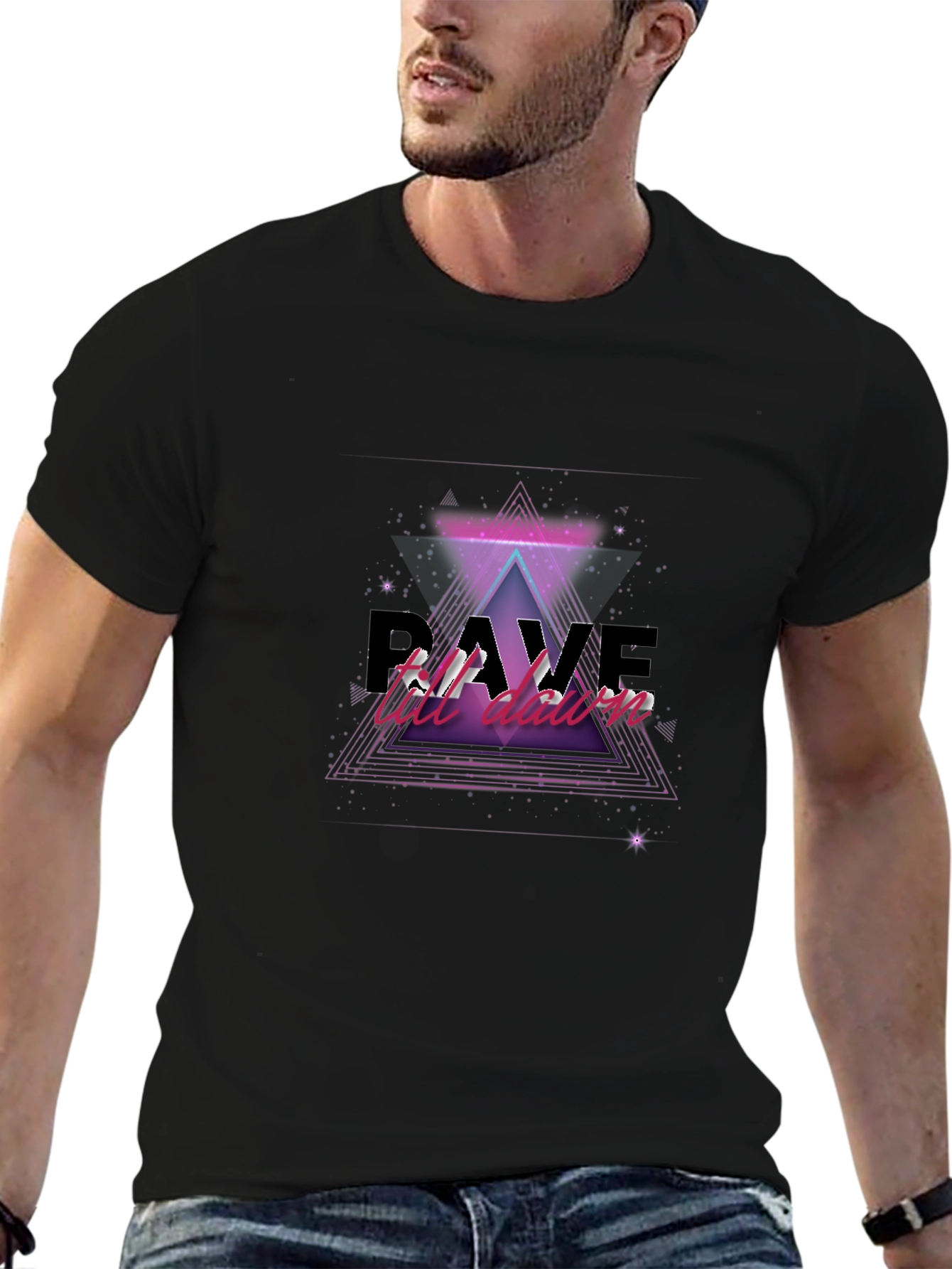 Rave Till Dawn Graphic Tee
