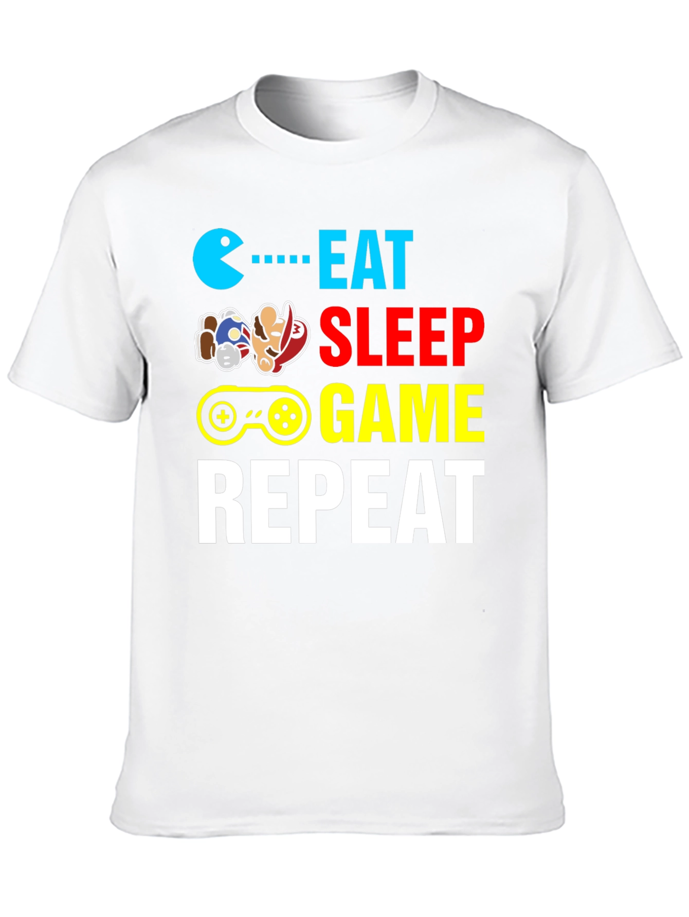 Eat Sleep Game Repeat Gamer T-Shirt