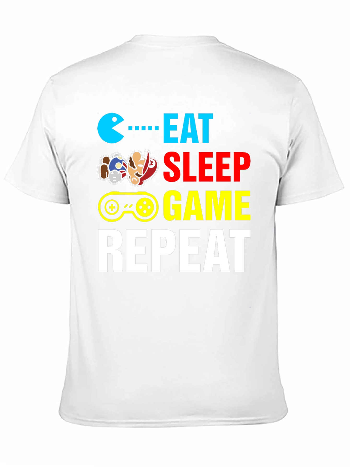 Eat Sleep Game Repeat Gamer T-Shirt