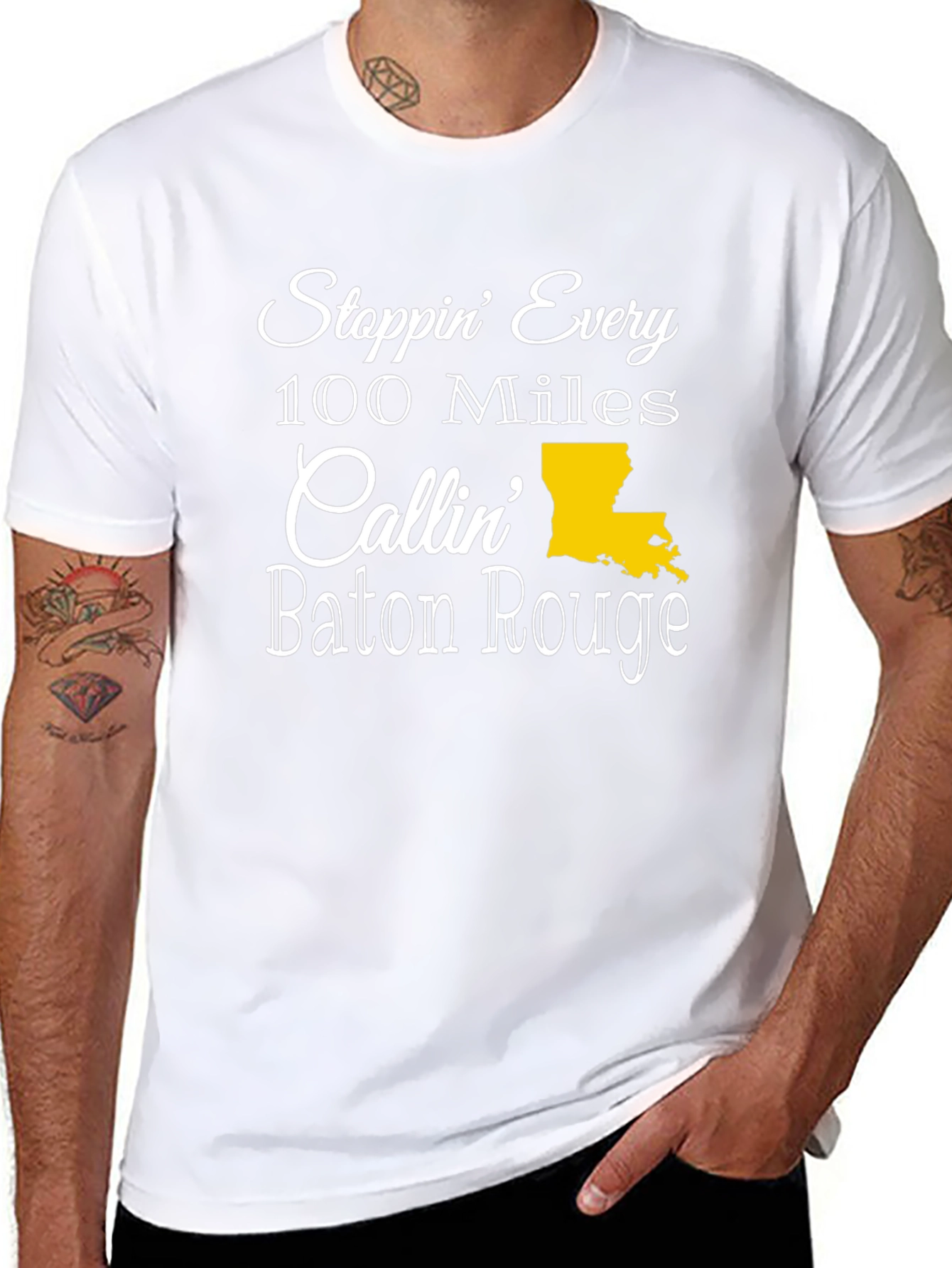 Stoppin Every 100 Miles Baton Rouge T-Shirt