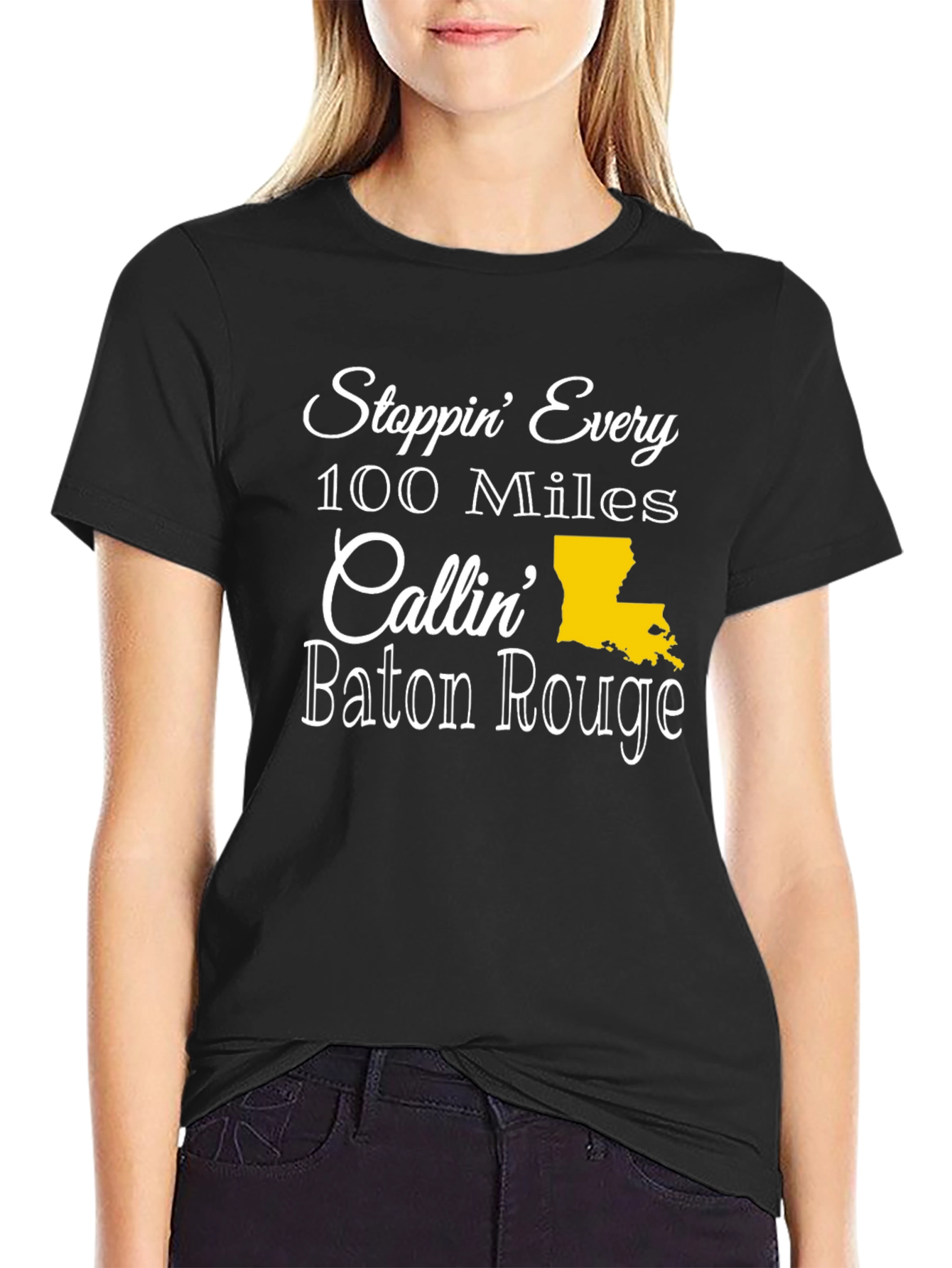 Stoppin Every 100 Miles Baton Rouge T-Shirt
