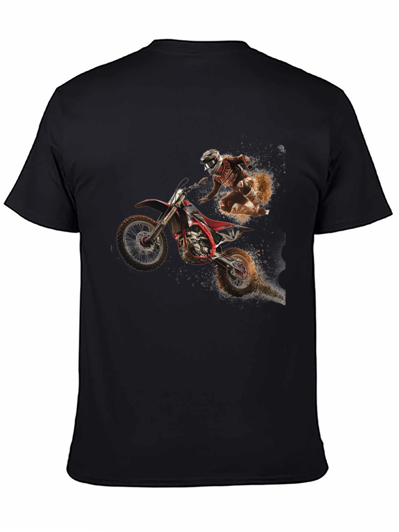Dirt Bike Rider Graphic T-Shirt