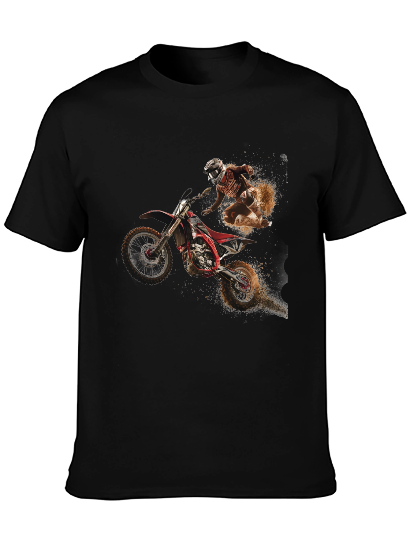 Dirt Bike Rider Graphic T-Shirt