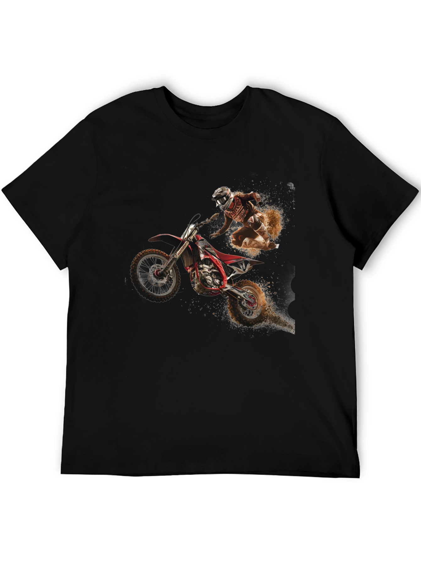 Dirt Bike Rider Graphic T-Shirt