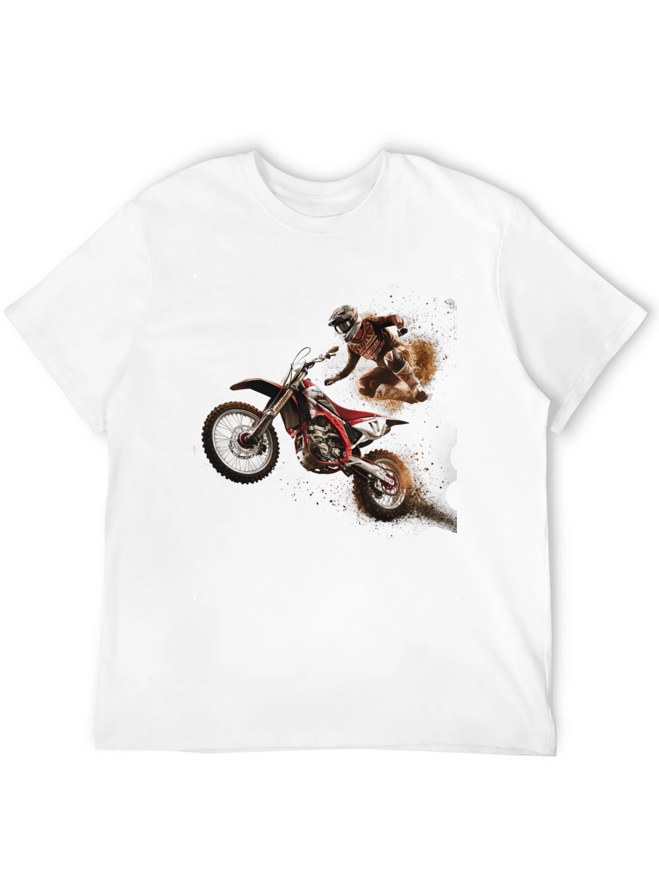 Dirt Bike Rider Graphic T-Shirt