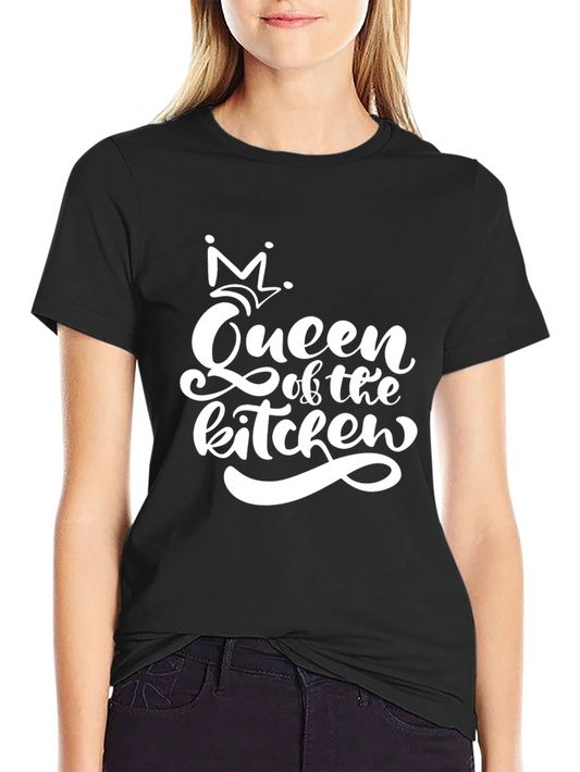 Queen of the Kitchen Black Graphic Tee