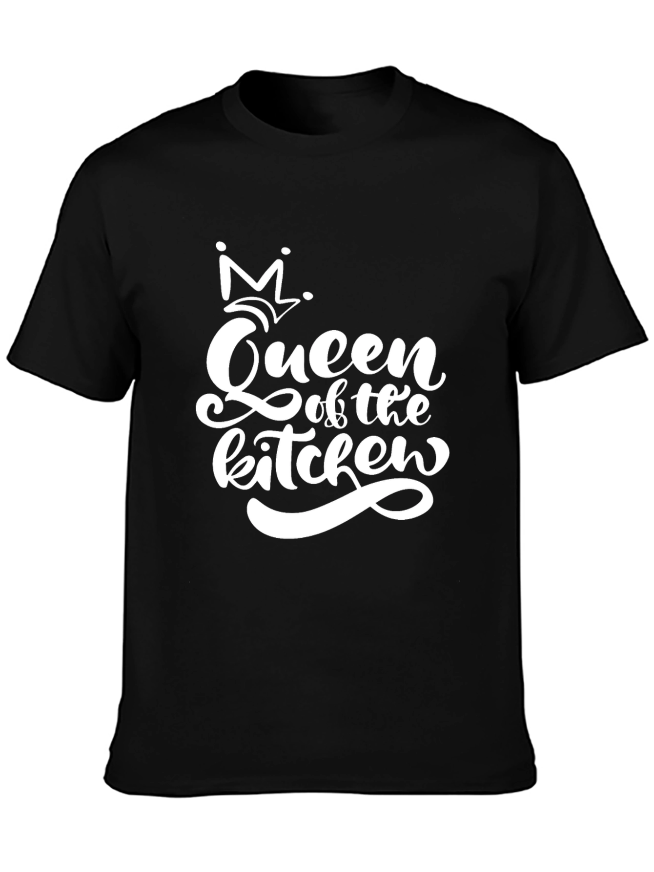 Queen of the Kitchen Black Graphic Tee