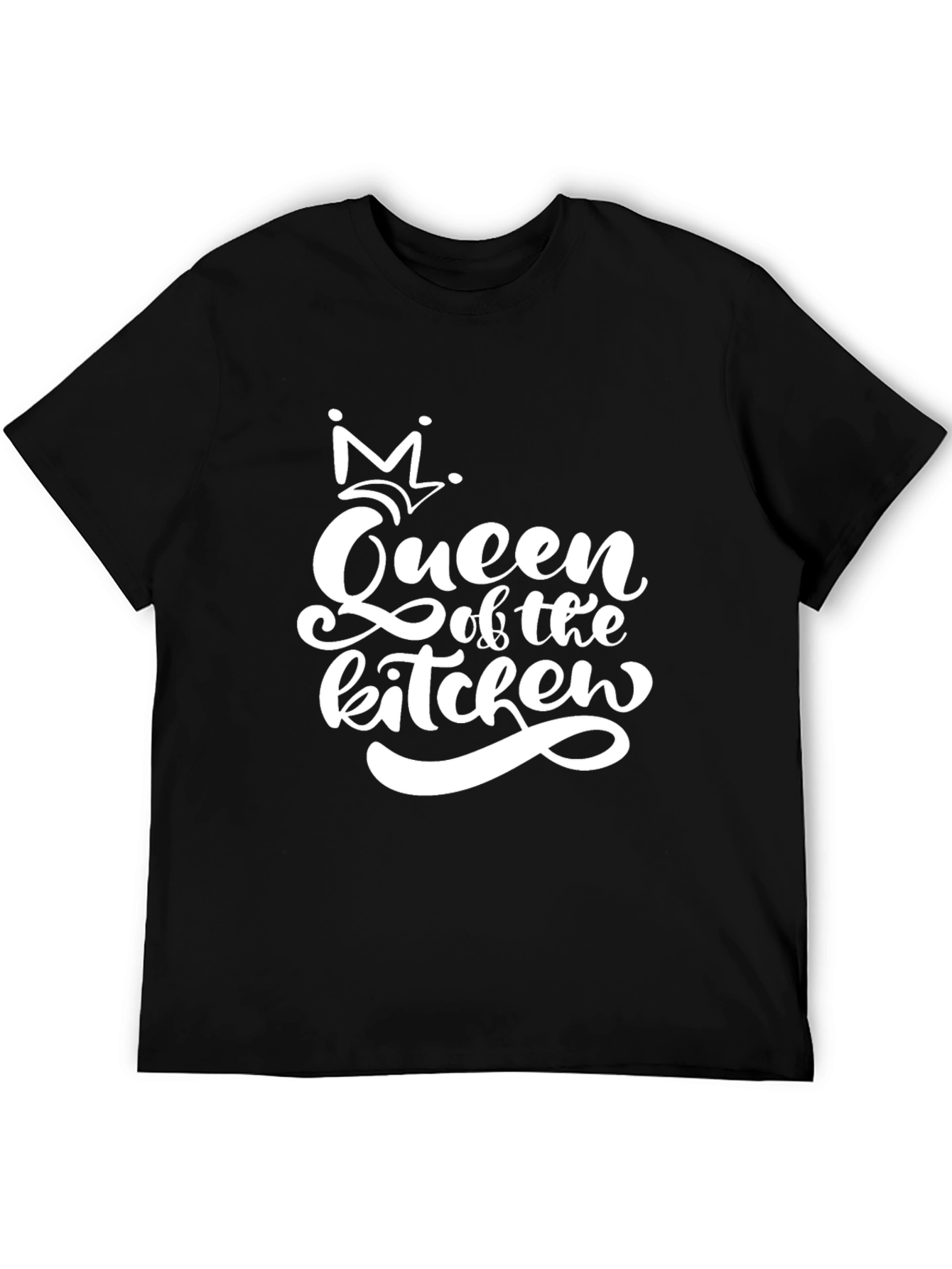 Queen of the Kitchen Black Graphic Tee
