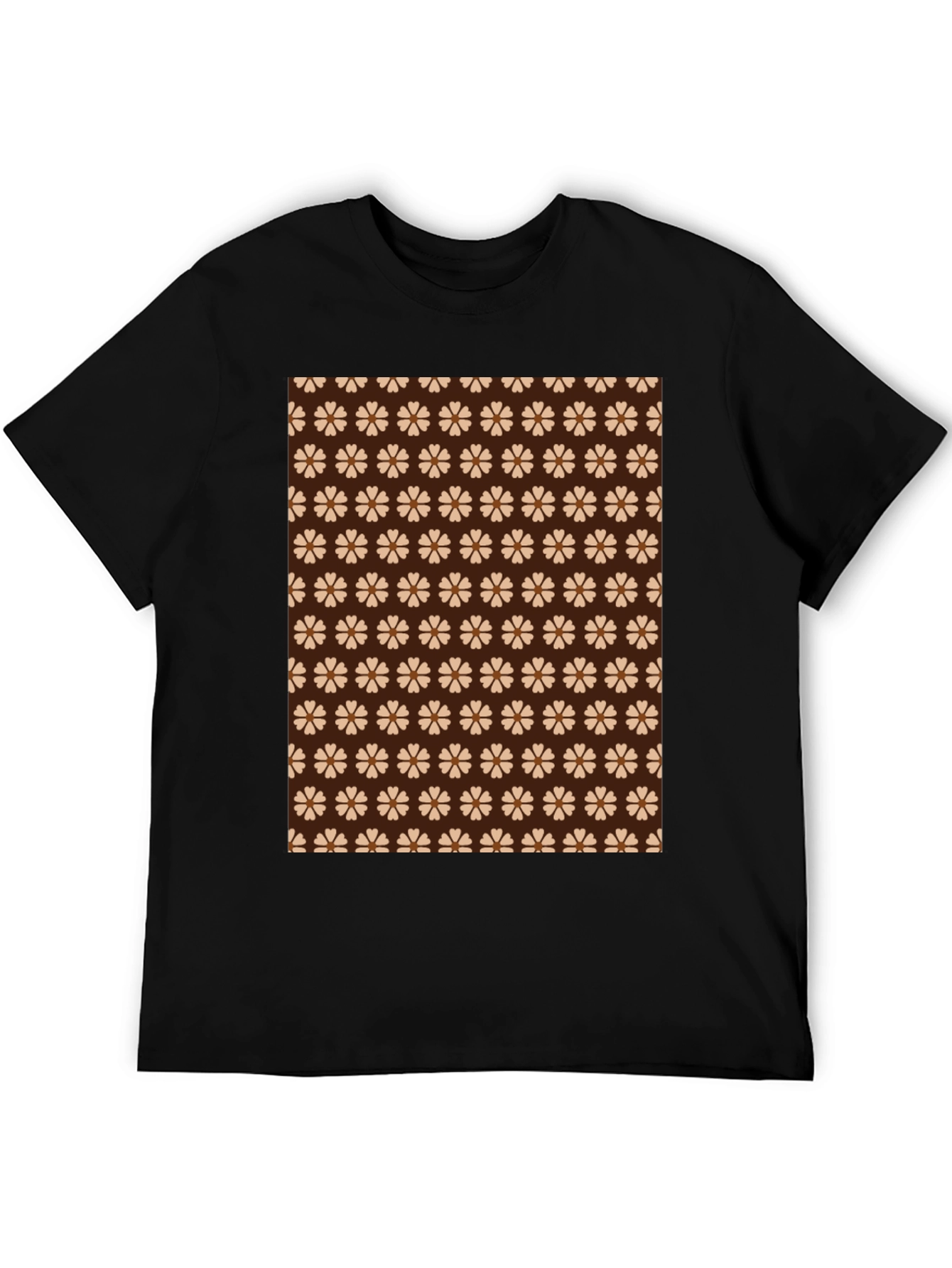 Floral Pattern T-Shirt - Stylish Comfort