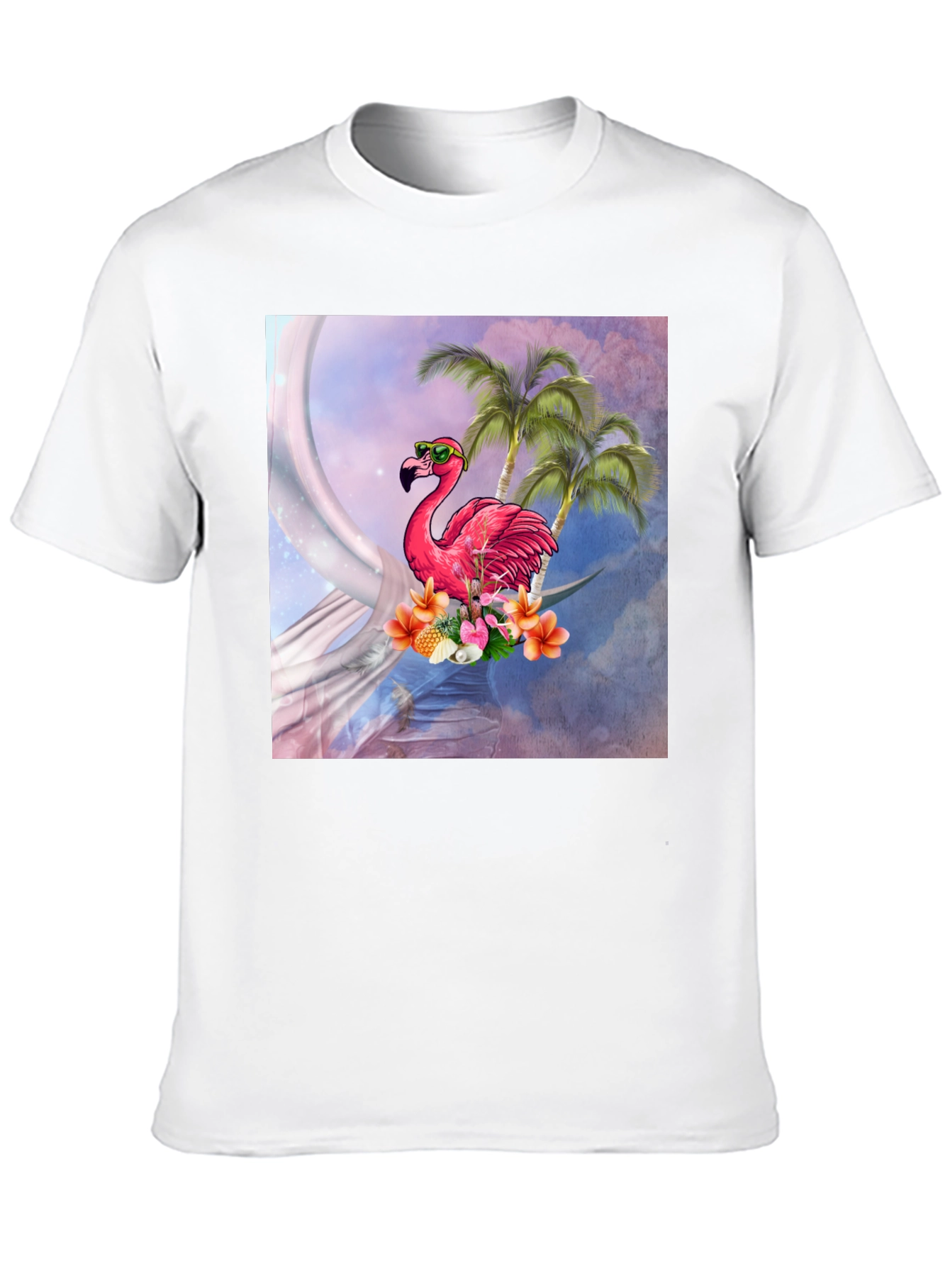 Tropical Flamingo Graphic Tee