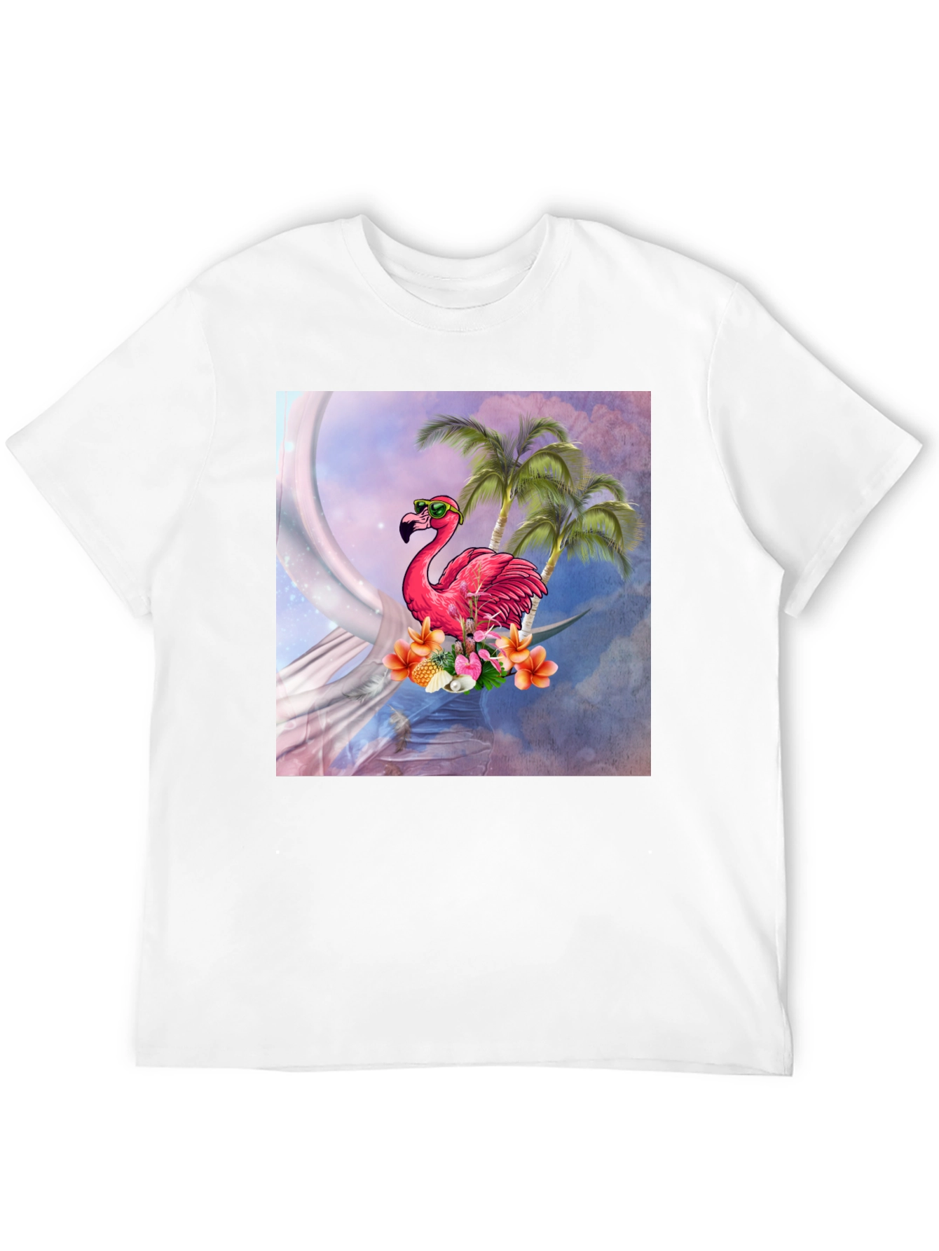 Tropical Flamingo Graphic Tee