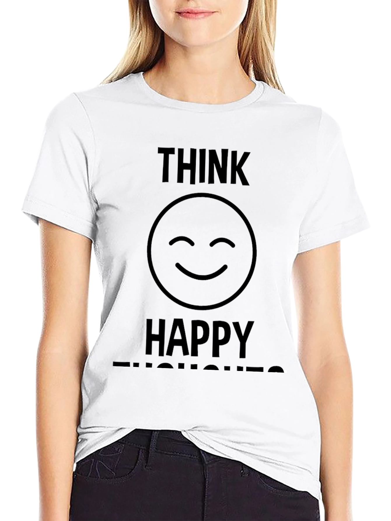 Think Happy Thoughts Graphic T-Shirt