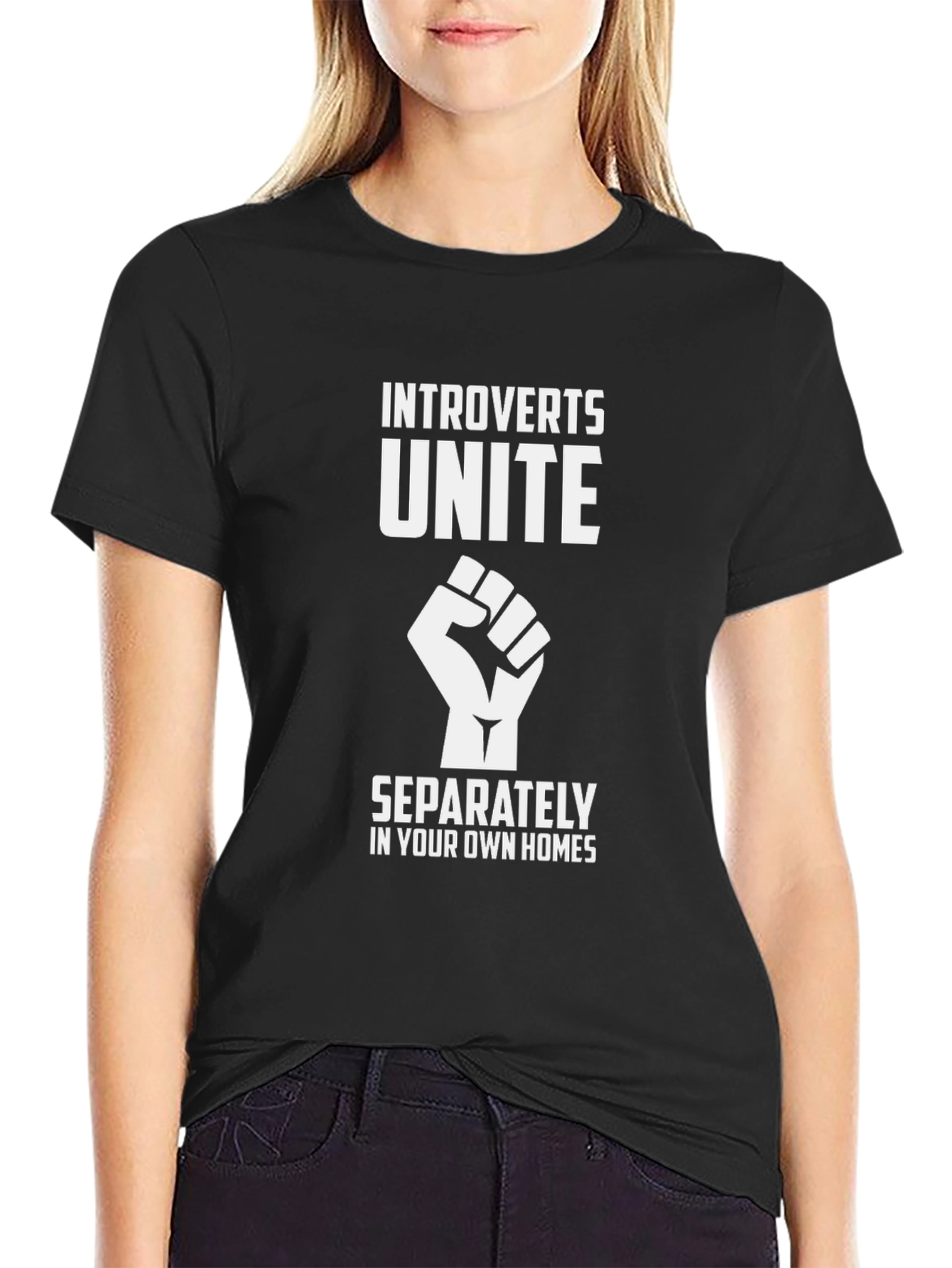Introverts Unite T-Shirt - Funny Slogan Tee