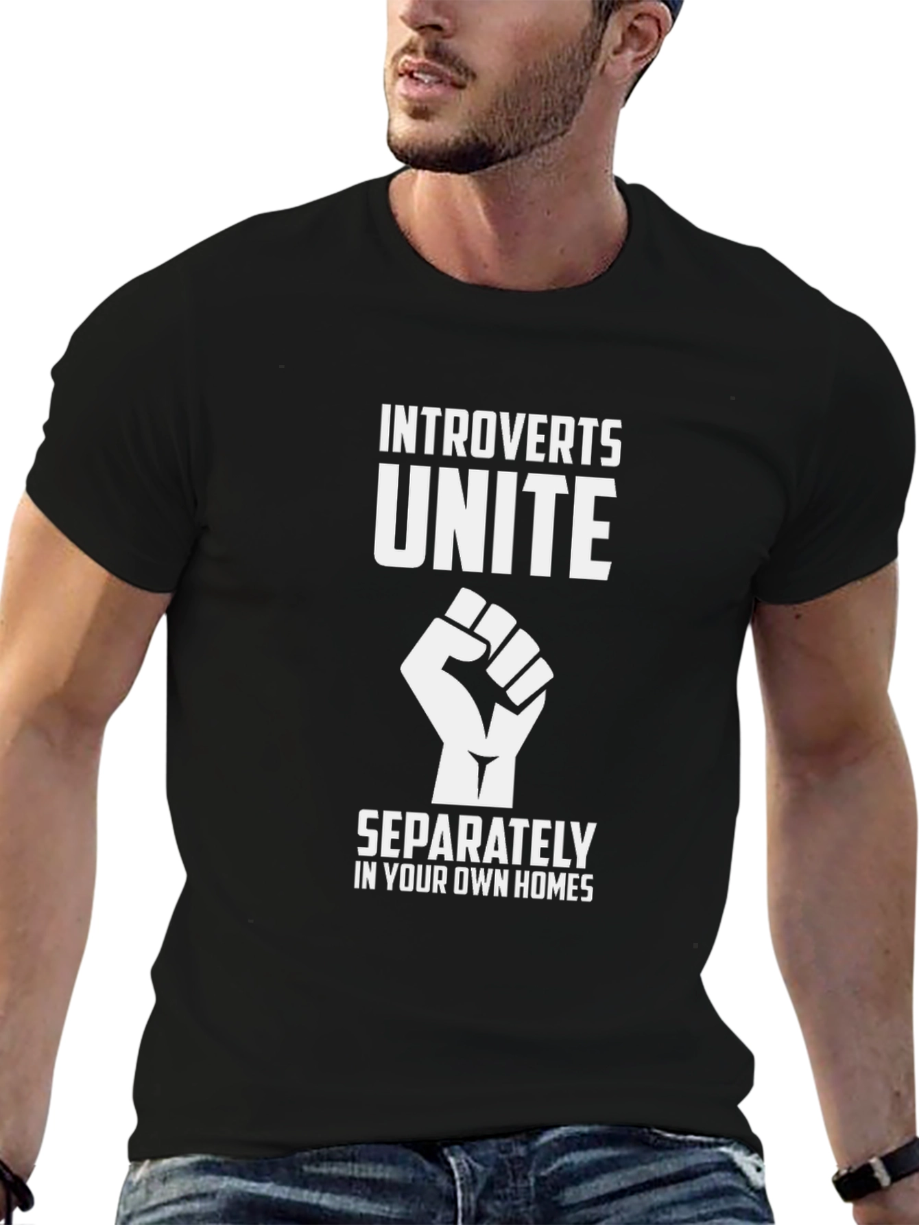 Introverts Unite T-Shirt - Funny Slogan Tee
