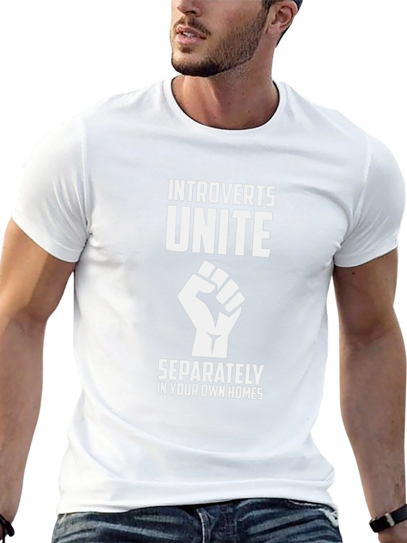 Introverts Unite T-Shirt - Funny Slogan Tee