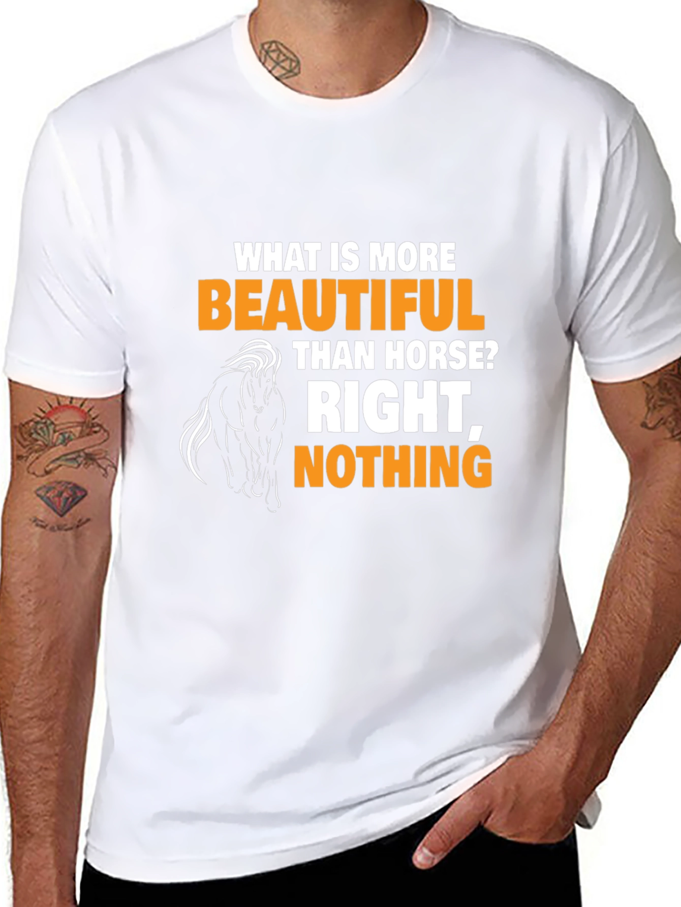 Horse Lover Graphic Tee - Right Nothing!