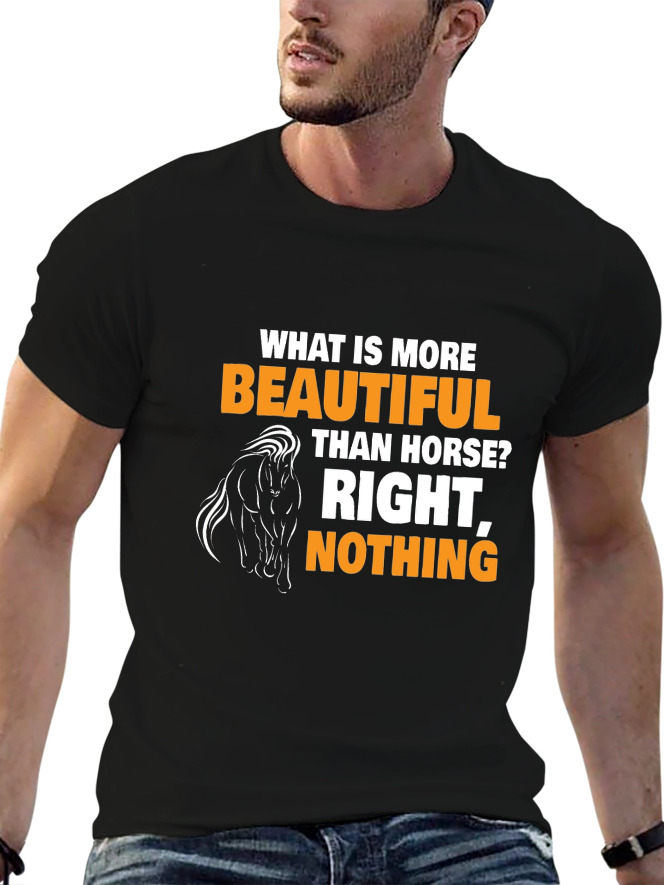 Horse Lover Graphic Tee - Right Nothing!