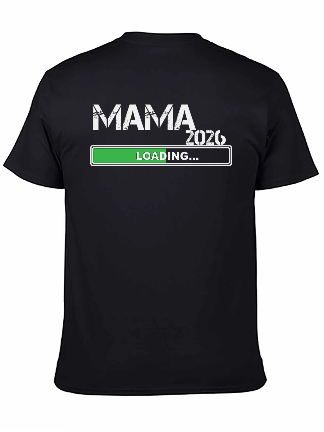 Mama 2026 Loading T-Shirt - Pregnancy Announcement Tee
