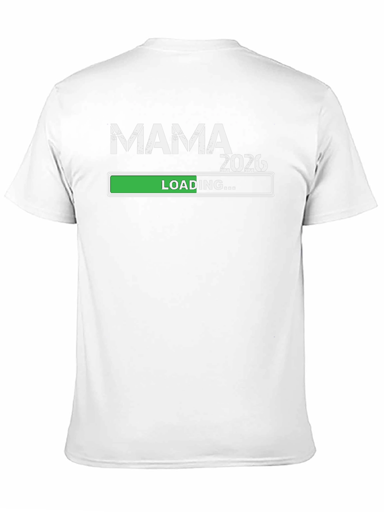 Mama 2026 Loading T-Shirt - Pregnancy Announcement Tee
