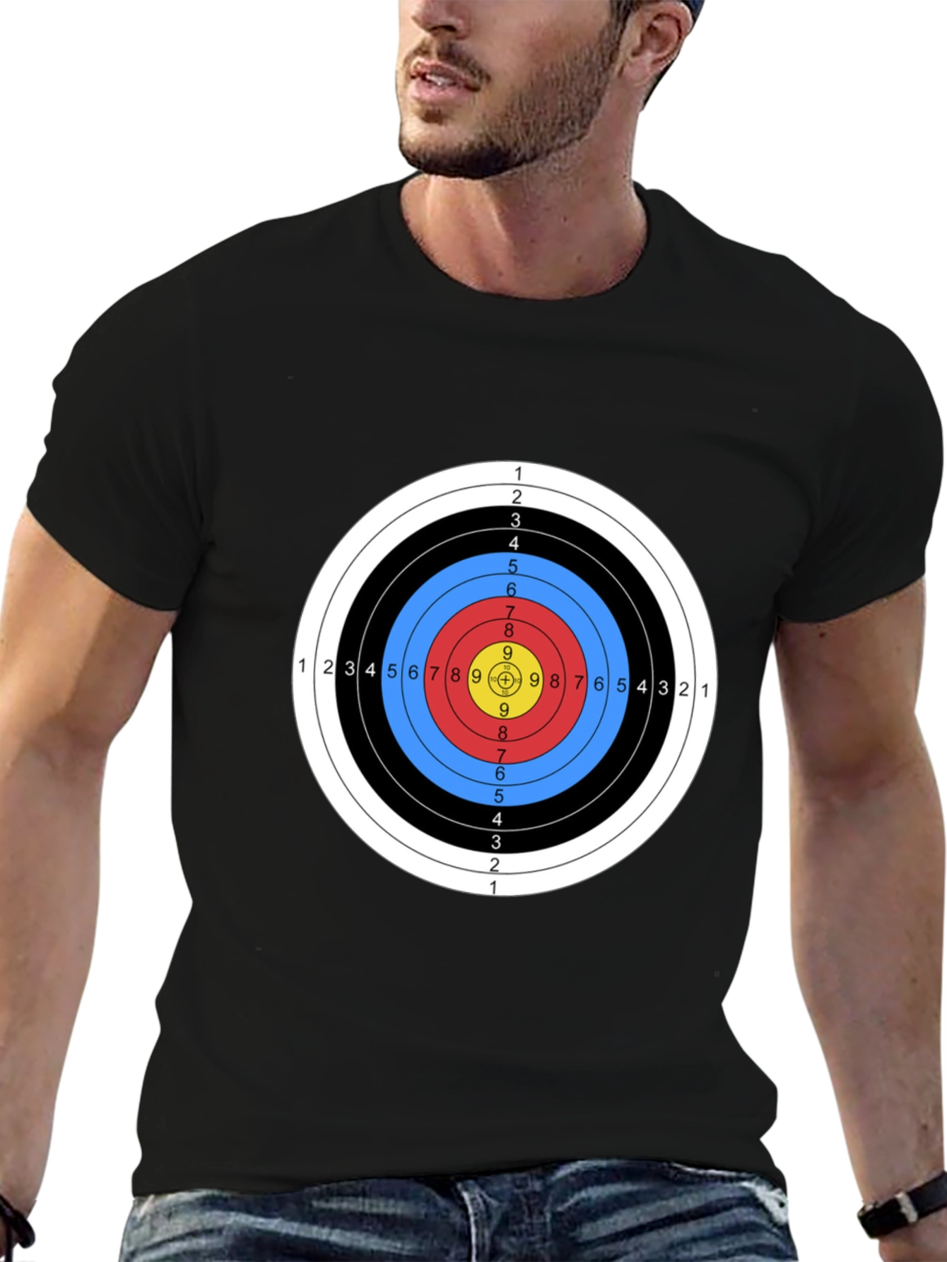 Archery Target T-Shirt - Bullseye Design