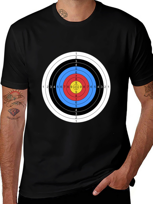 Archery Target T-Shirt - Bullseye Design