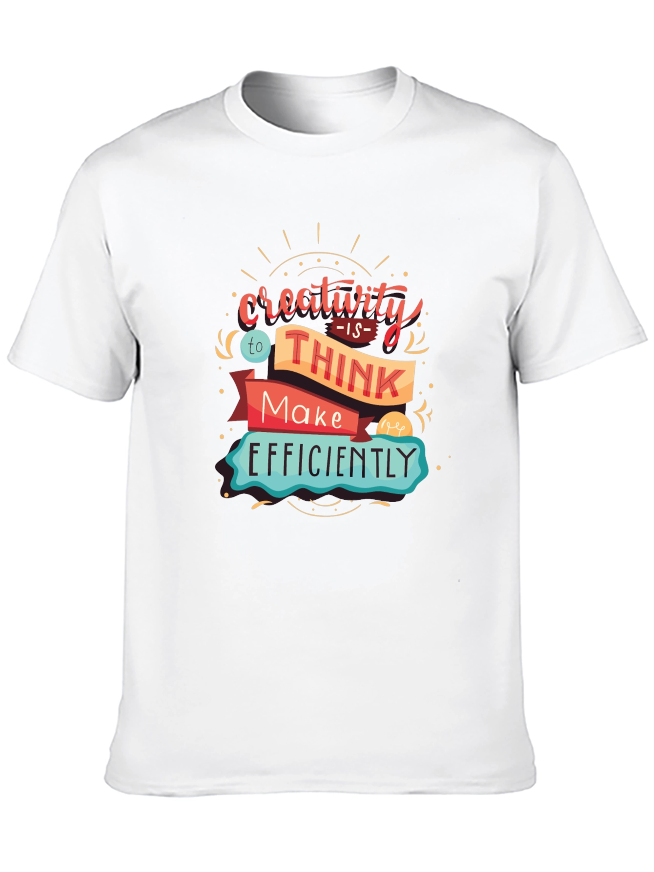 Creative Thinking T-Shirt - Black Graphic Tee