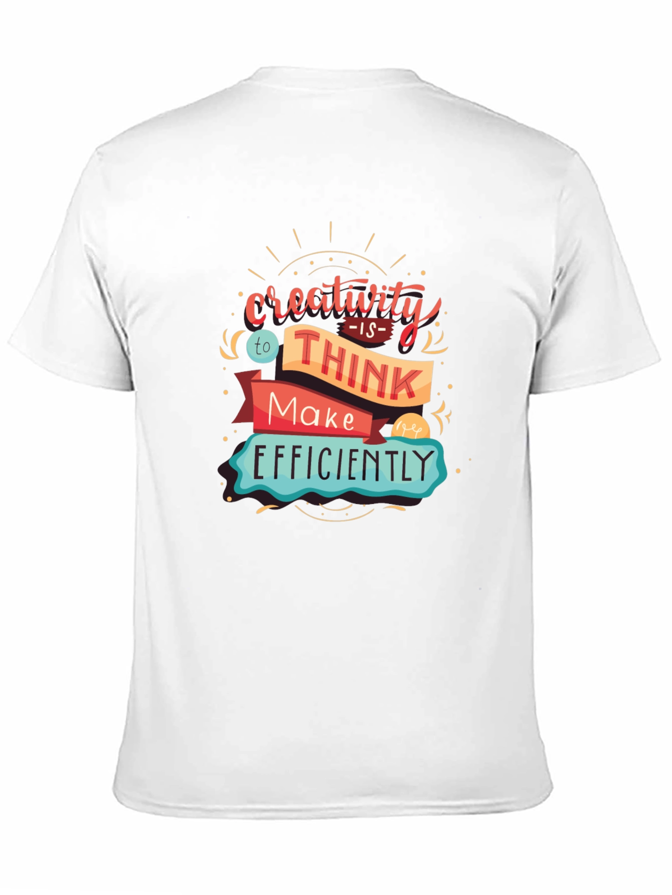 Creative Thinking T-Shirt - Black Graphic Tee