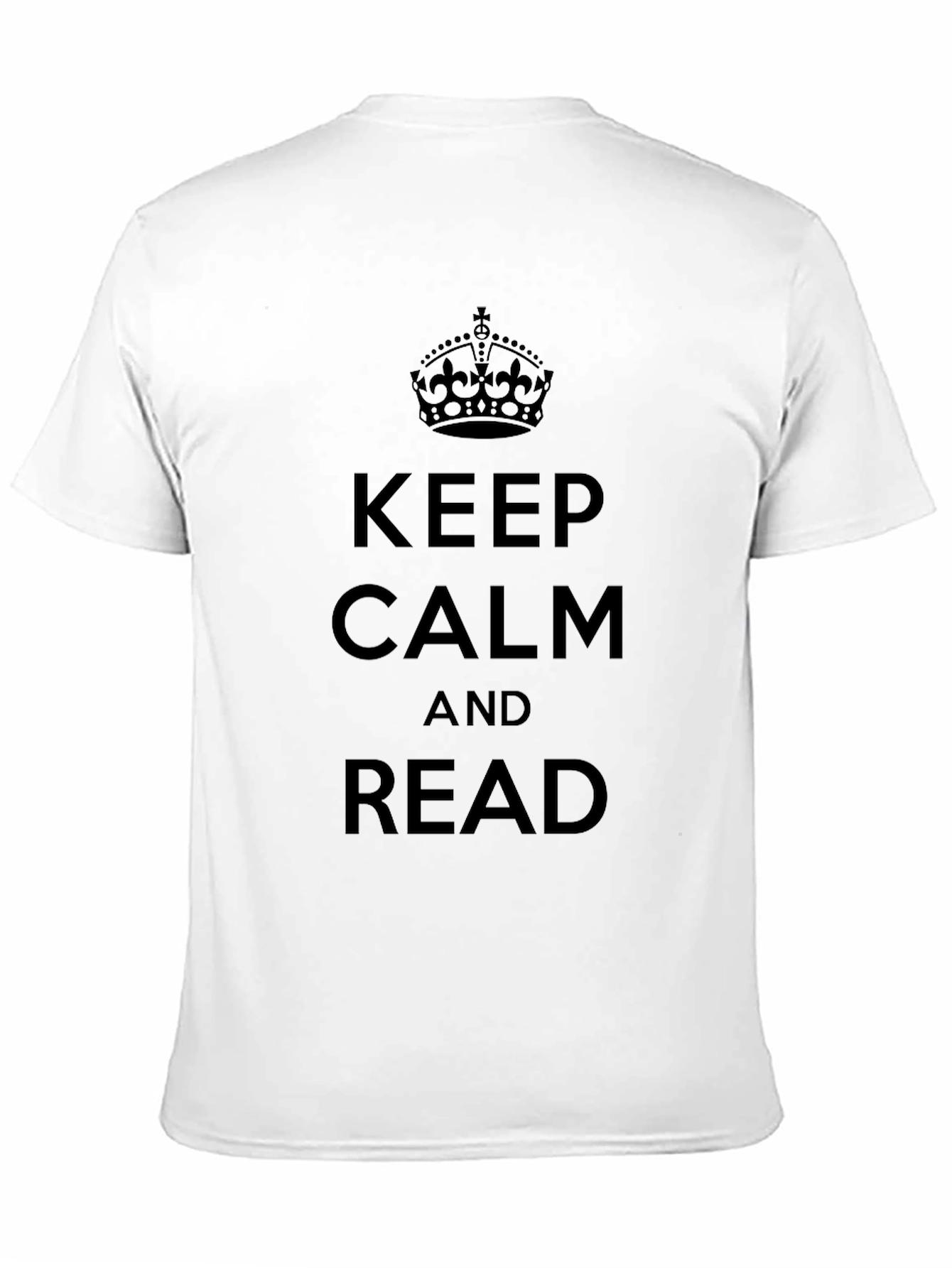 Keep Calm and Read Black T-Shirt