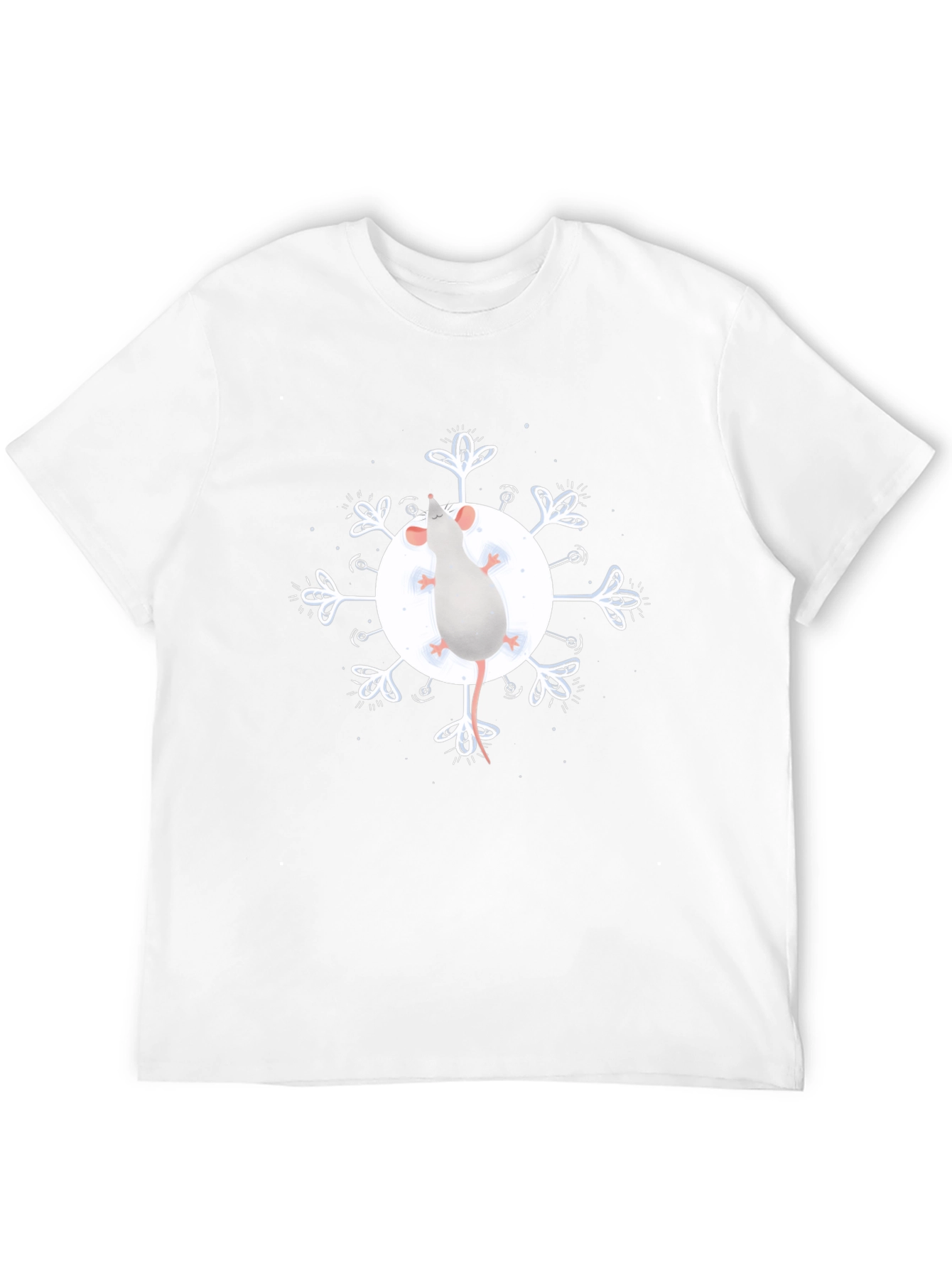 Mouse Snowflake Graphic T-Shirt