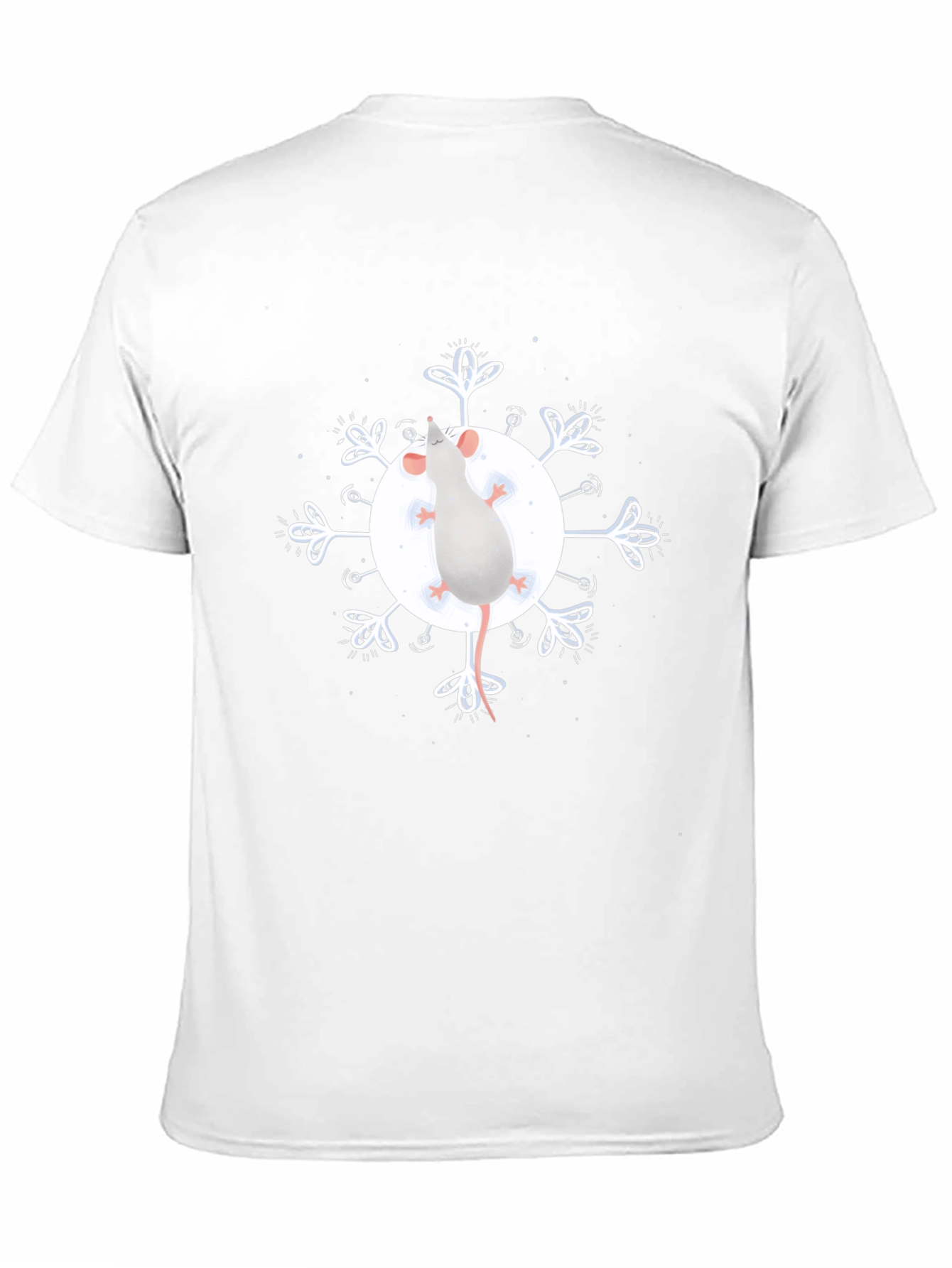 Mouse Snowflake Graphic T-Shirt