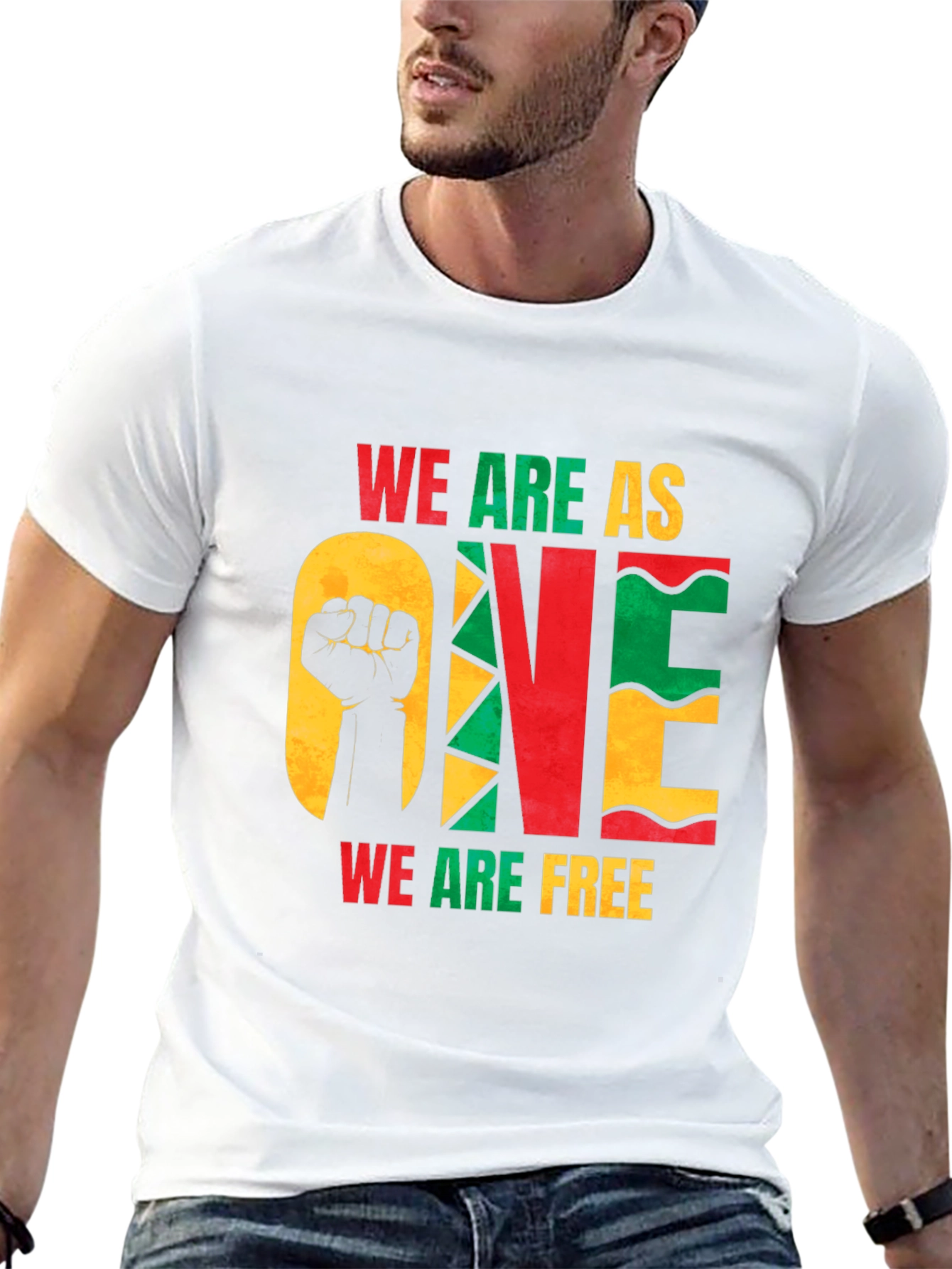 Unity T-Shirt: We Are One We Are Free