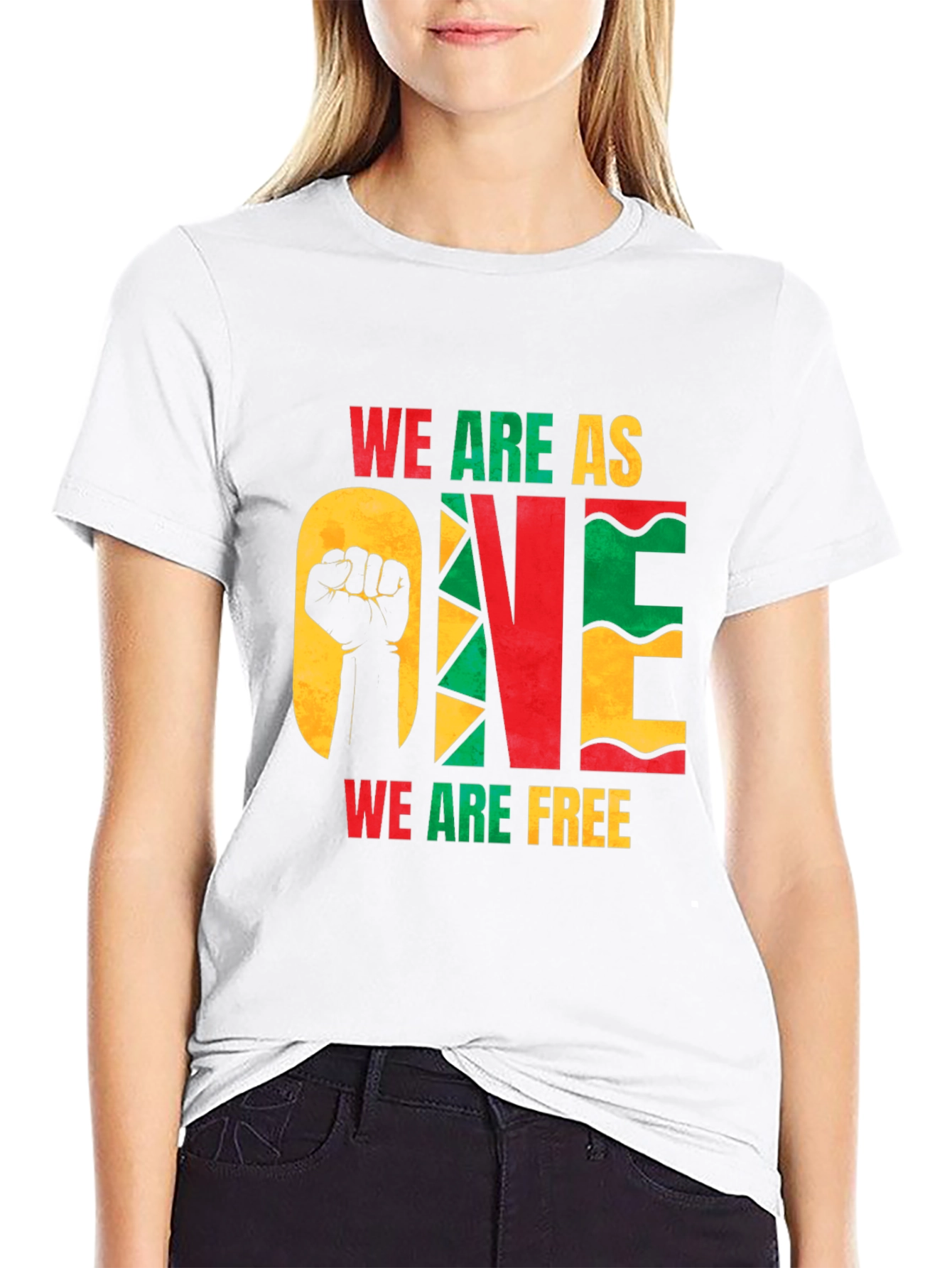 Unity T-Shirt: We Are One We Are Free
