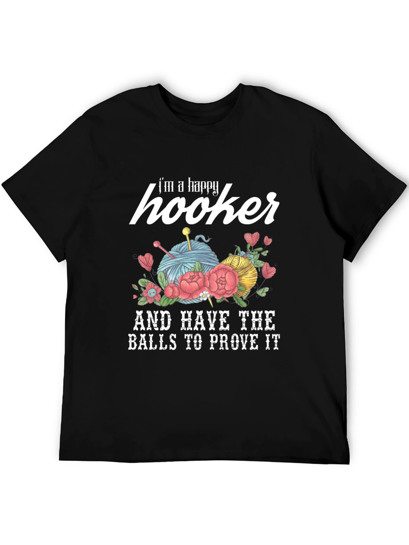 Happy Hooker Crochet T-Shirt