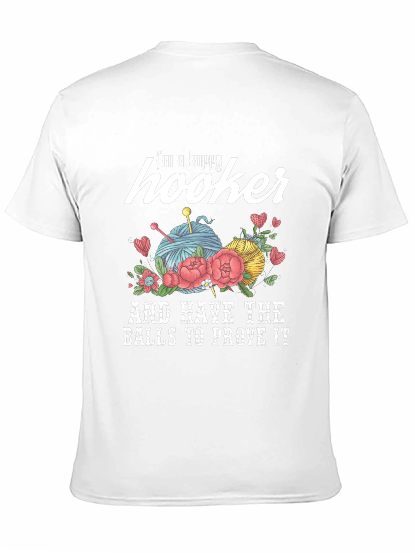 Happy Hooker Crochet T-Shirt