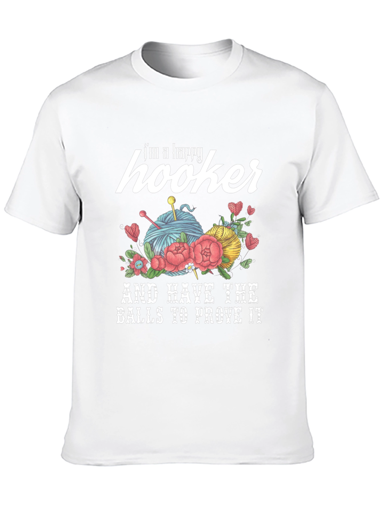 Happy Hooker Crochet T-Shirt