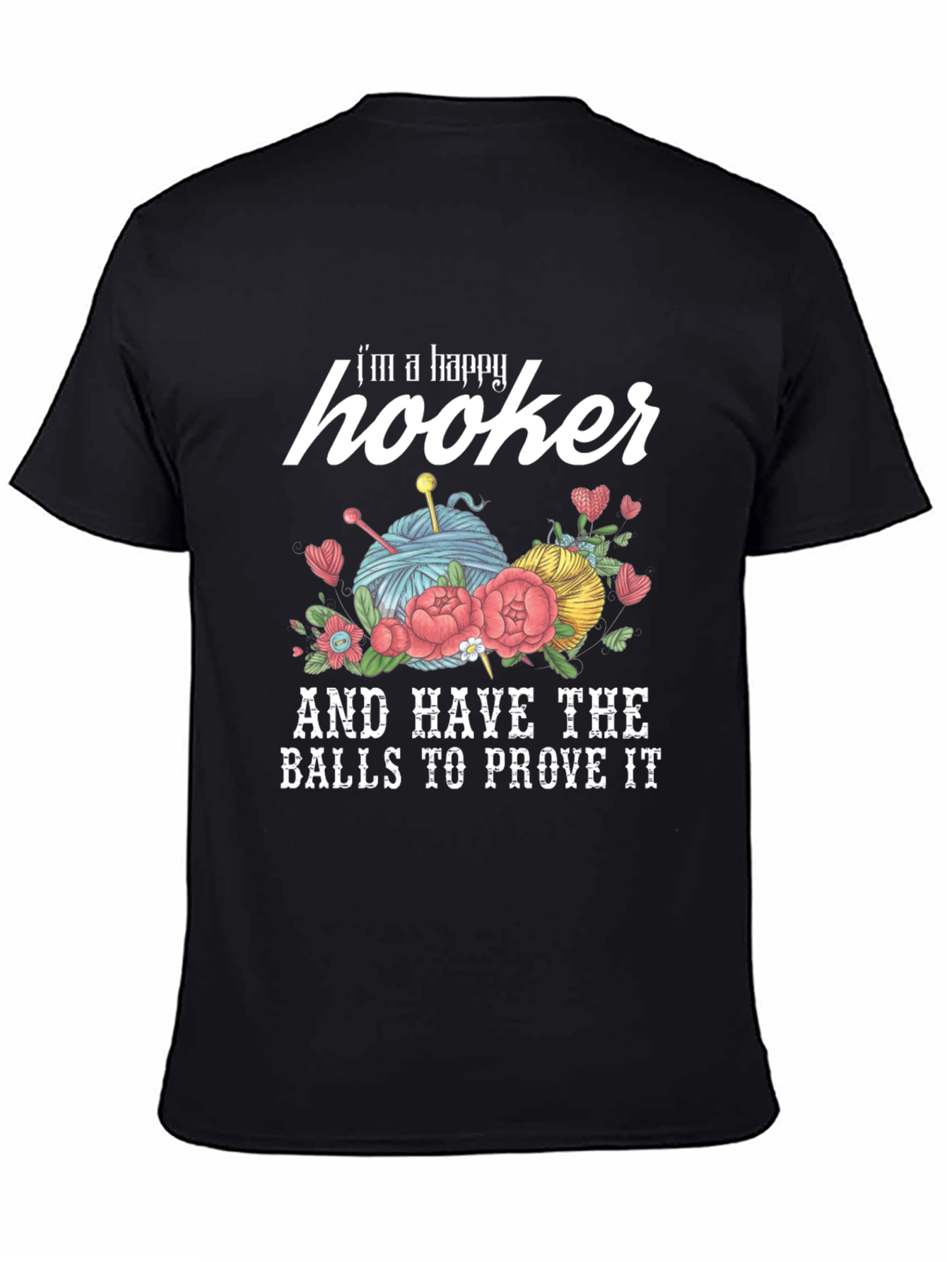 Happy Hooker Crochet T-Shirt