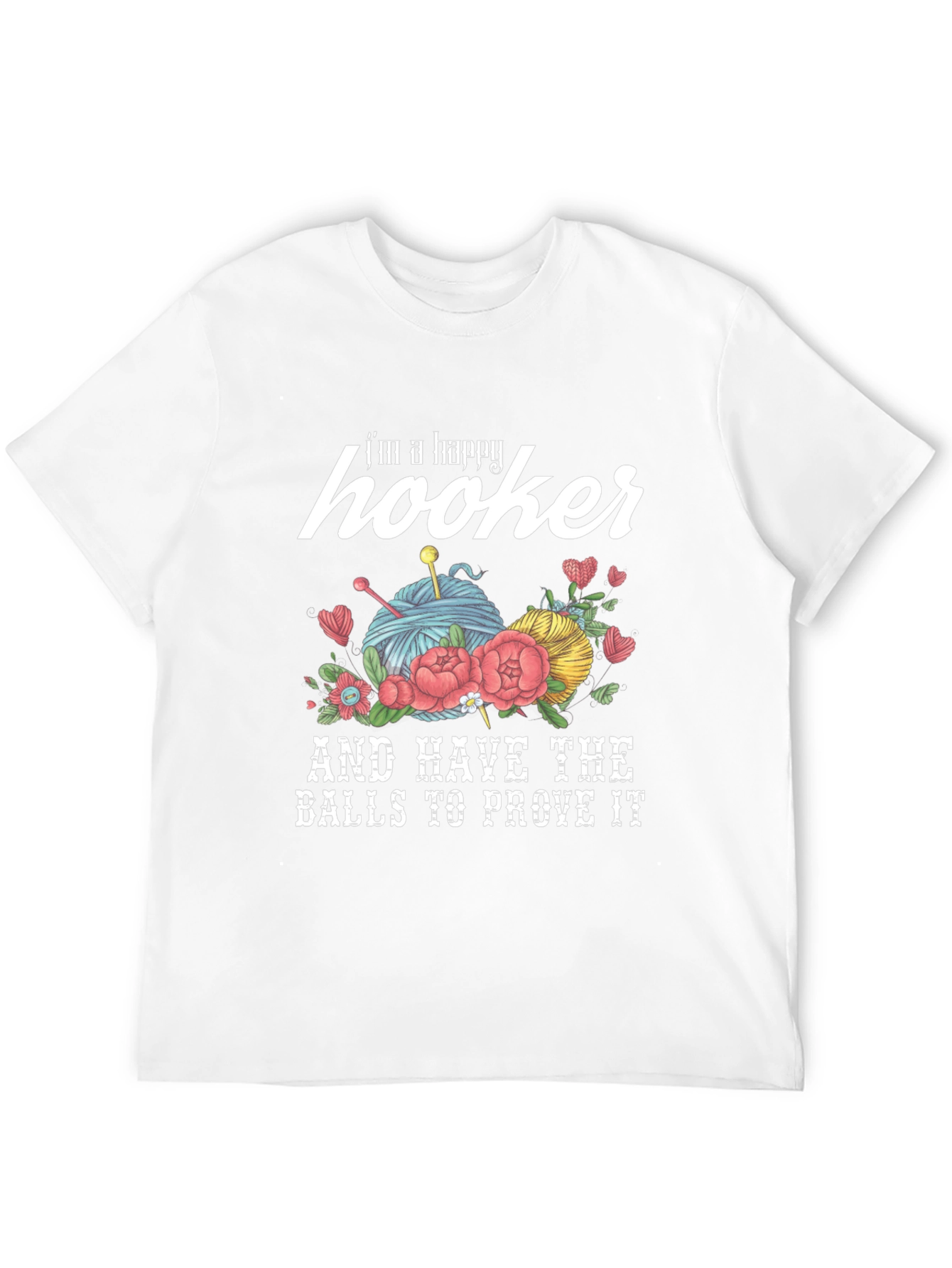 Happy Hooker Crochet T-Shirt
