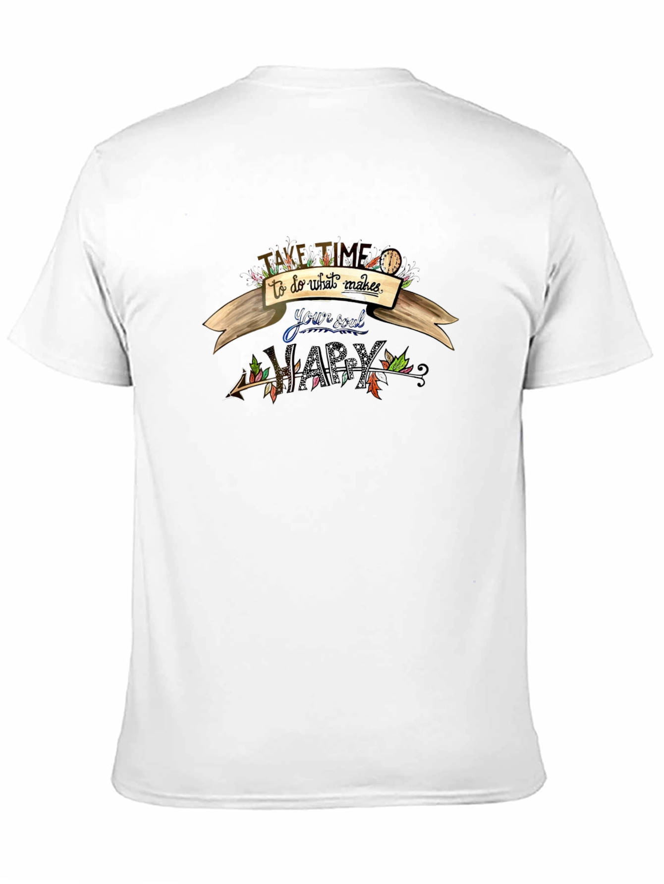Take Time Black Graphic T-Shirt