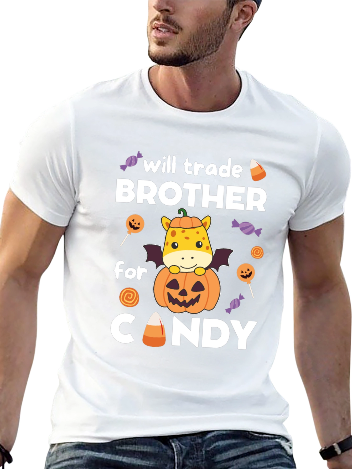 Will Trade Brother for Candy Halloween T-Shirt