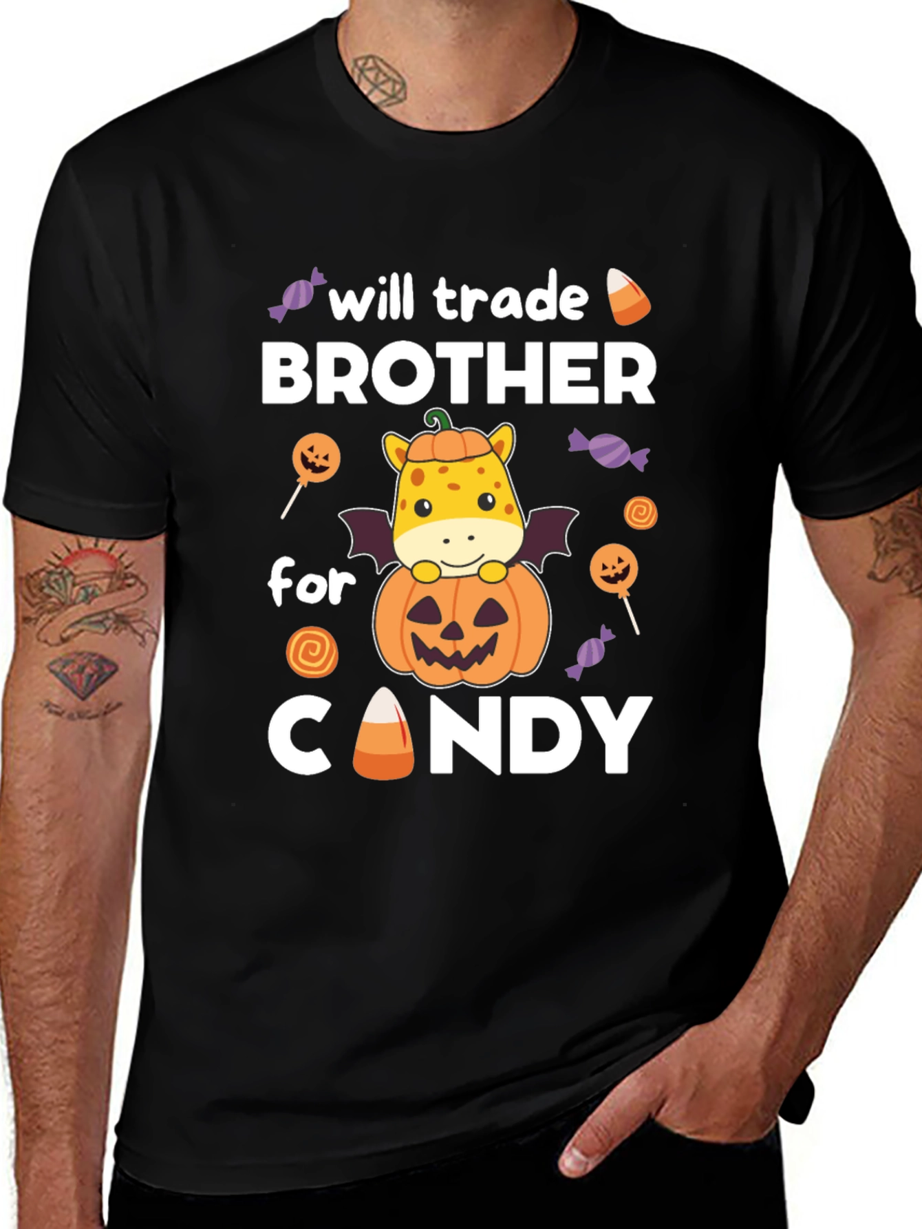 Will Trade Brother for Candy Halloween T-Shirt