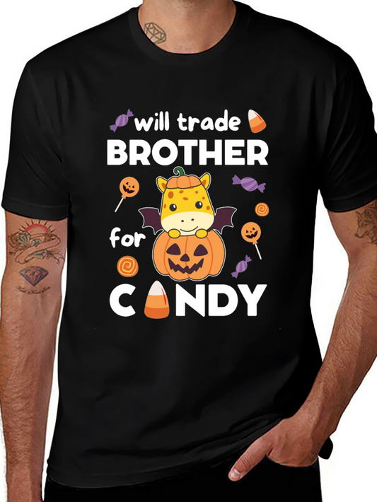 Will Trade Brother for Candy Halloween T-Shirt
