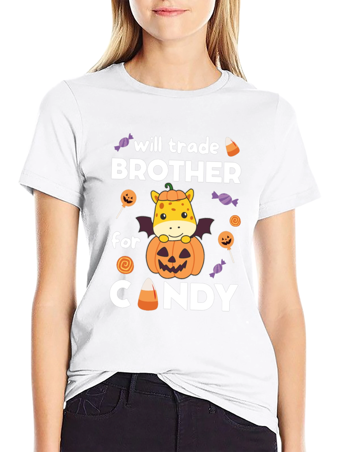 Will Trade Brother for Candy Halloween T-Shirt