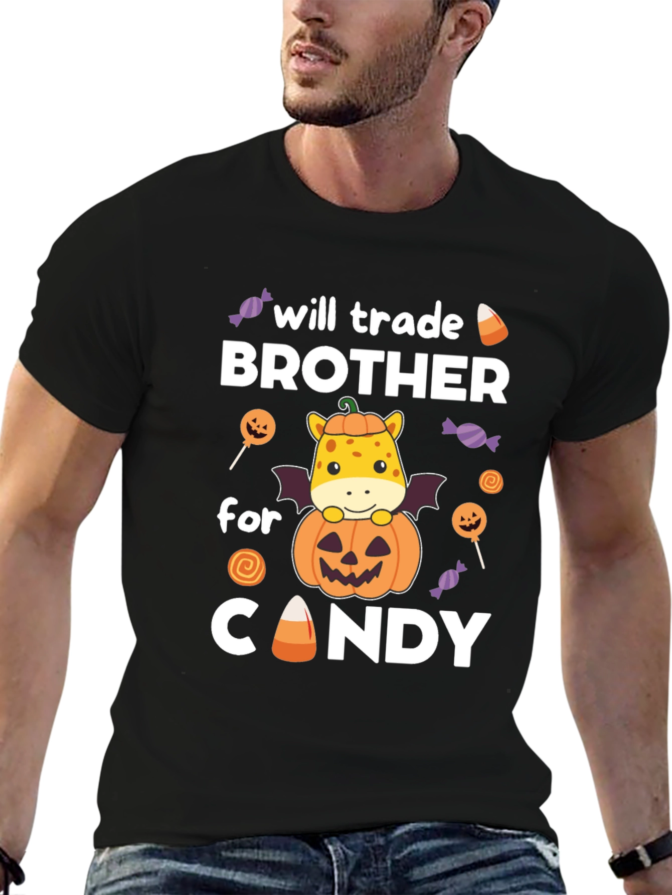 Will Trade Brother for Candy Halloween T-Shirt