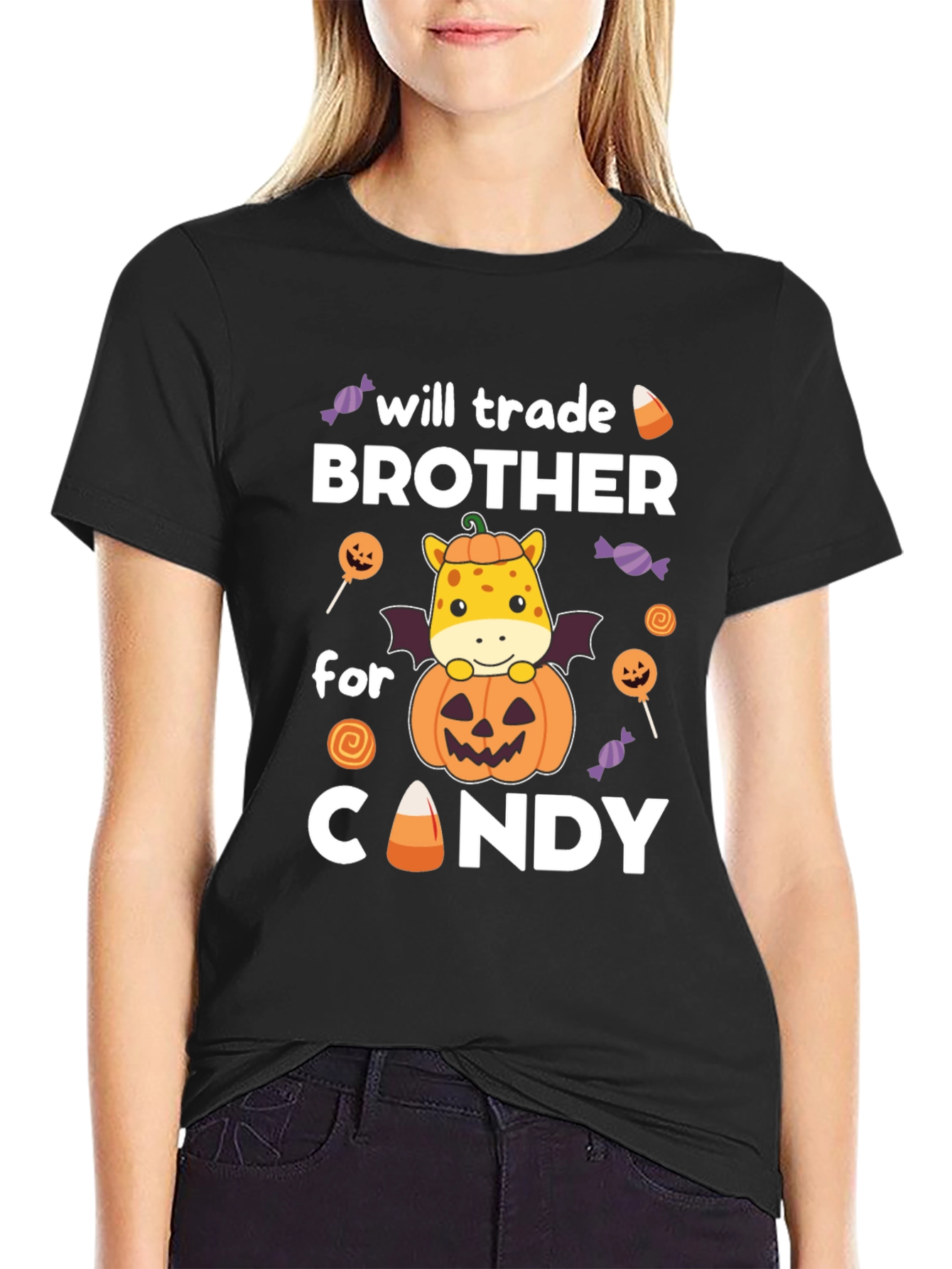 Will Trade Brother for Candy Halloween T-Shirt