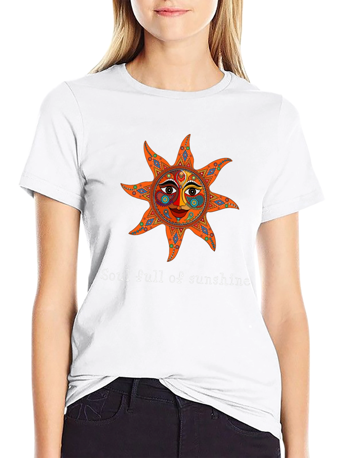 Soulful Sunshine Graphic T-Shirt - Comfort & Style