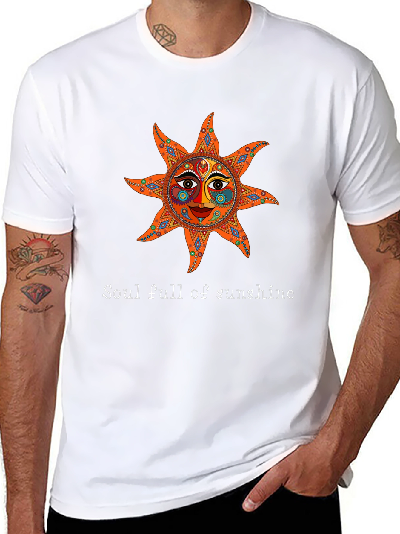 Soulful Sunshine Graphic T-Shirt - Comfort & Style